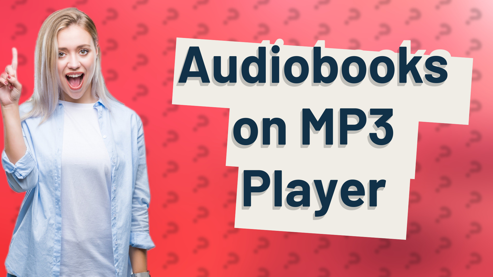 Audiobooks on MP3 Player