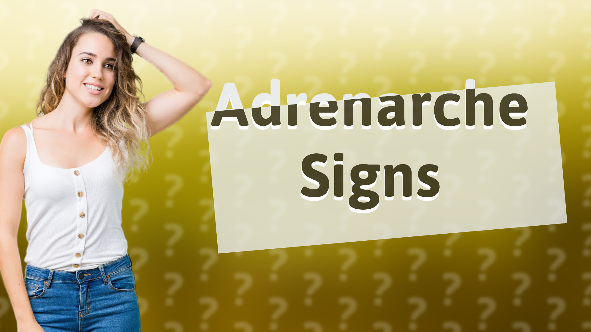 Adrenarche Signs