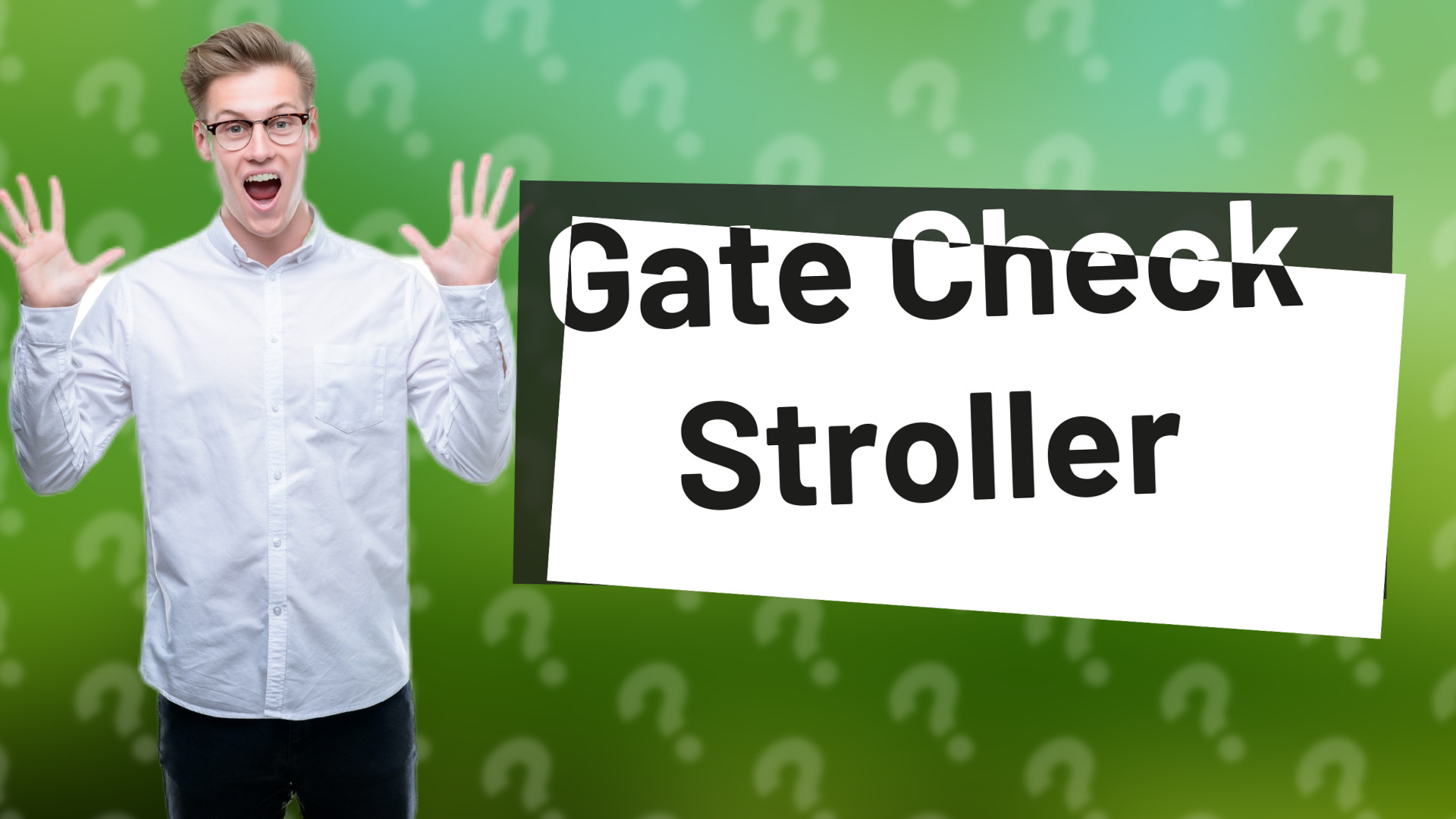 Gate Check Stroller