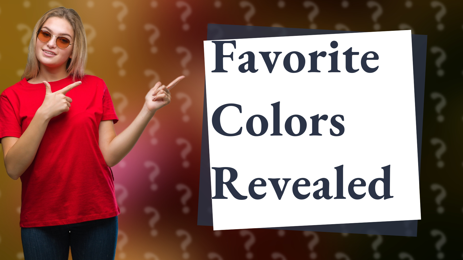 Favorite Colors Revealed