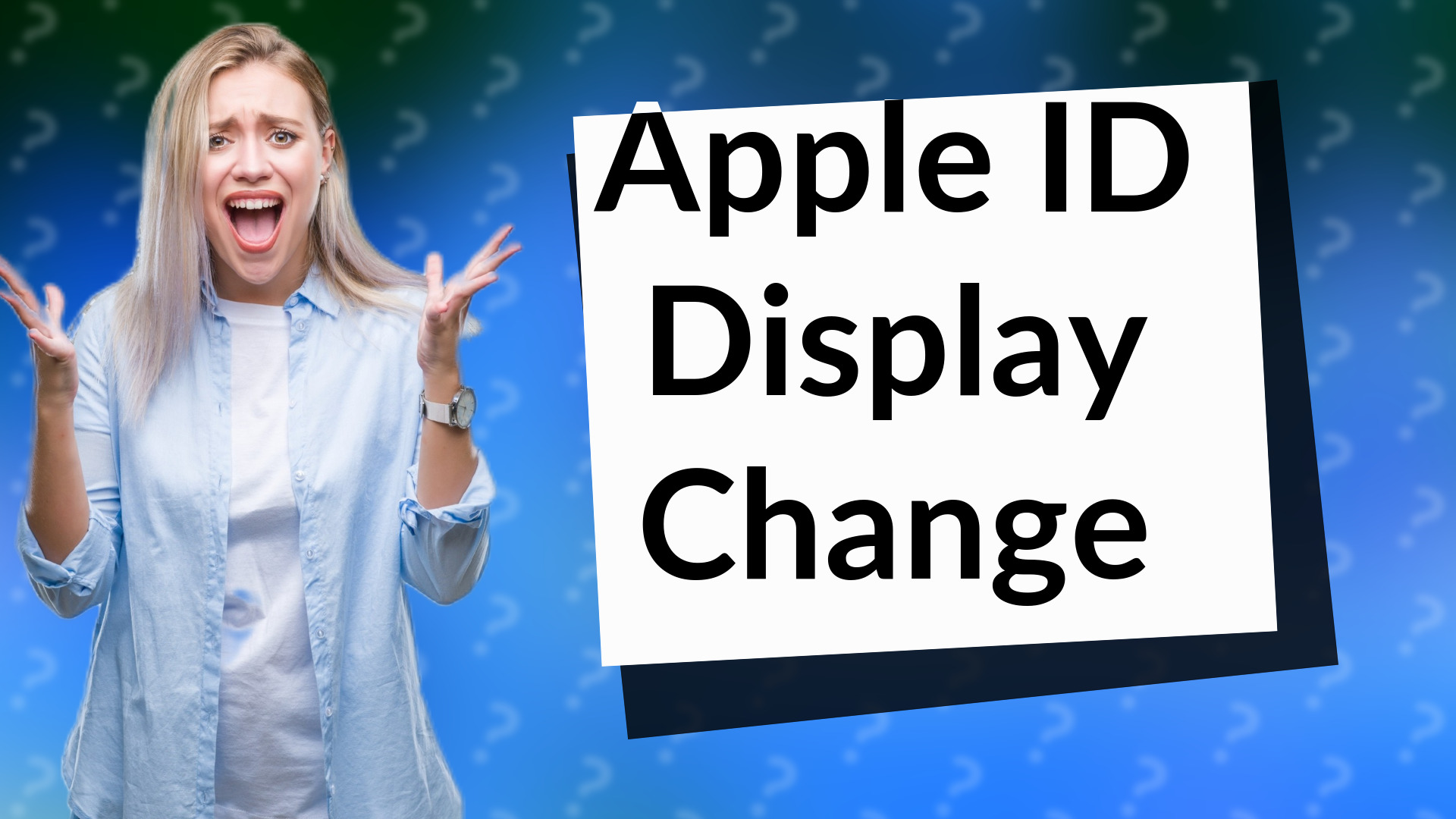 Apple ID Display Change