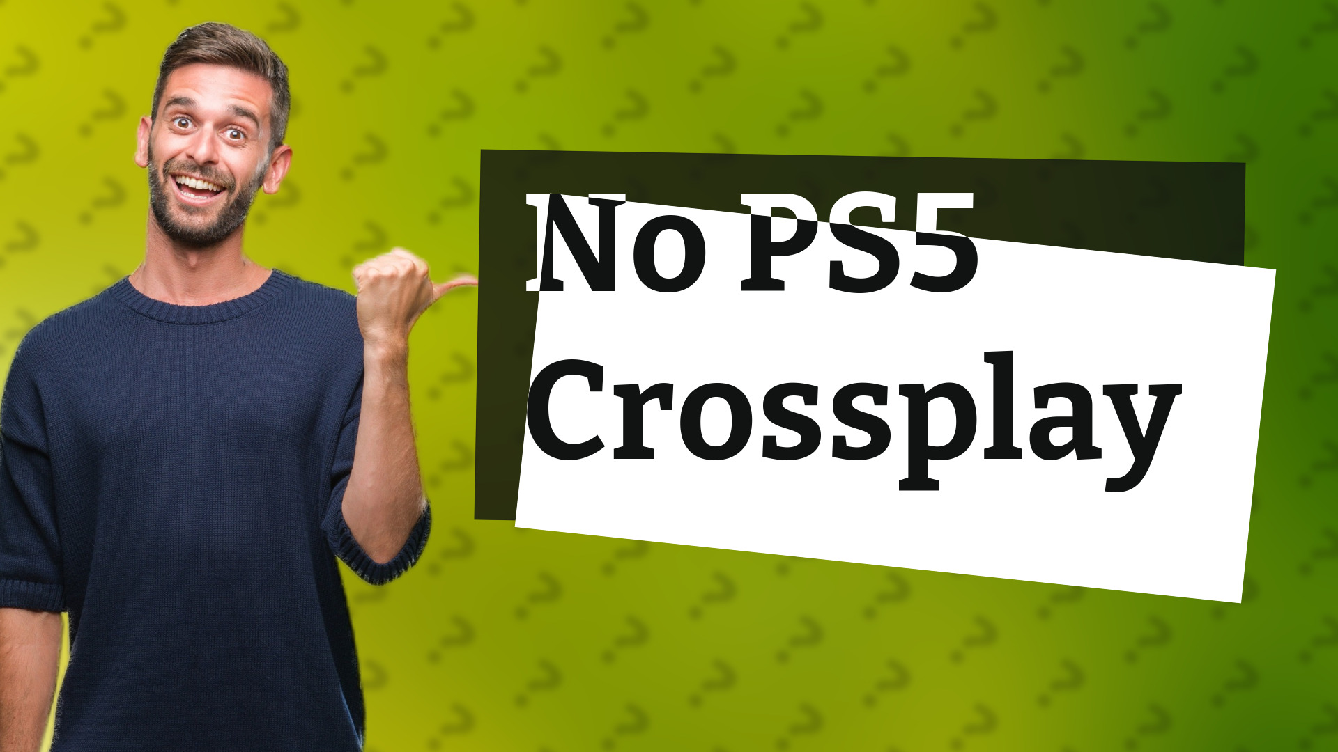 No PS5 Crossplay