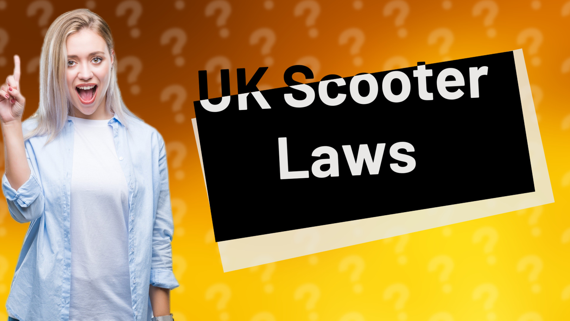 UK Scooter Laws