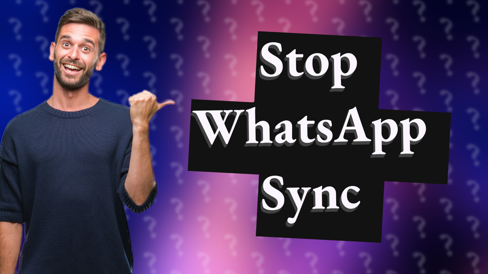 Stop WhatsApp Sync