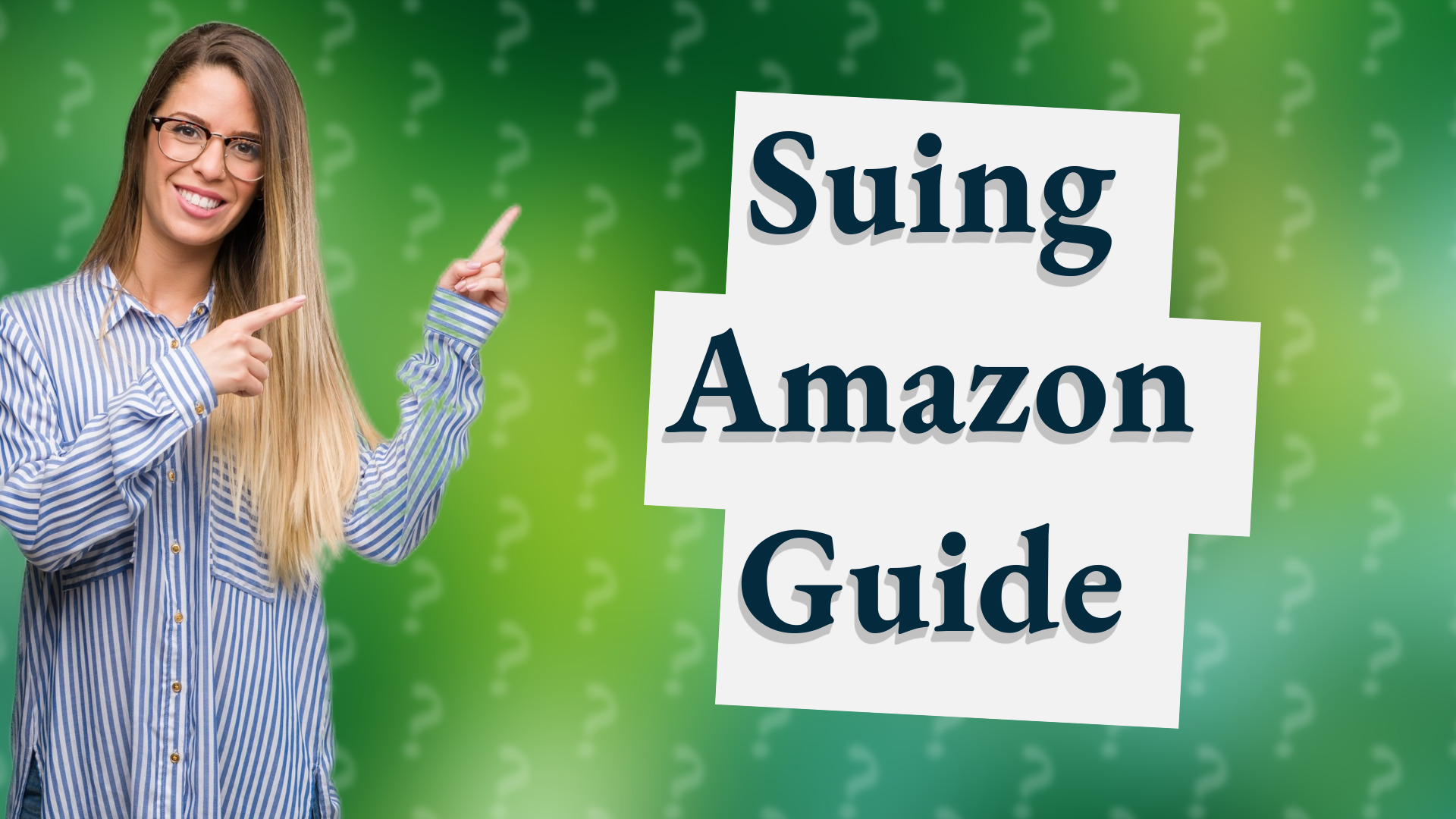 Suing Amazon Guide