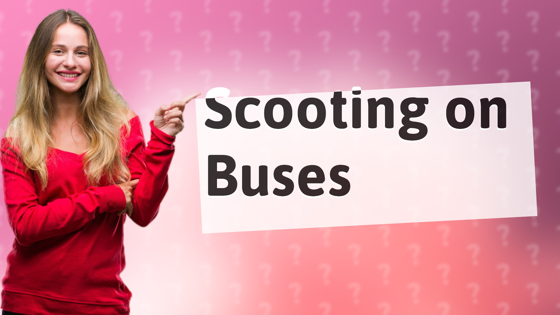 Scooting on Buses