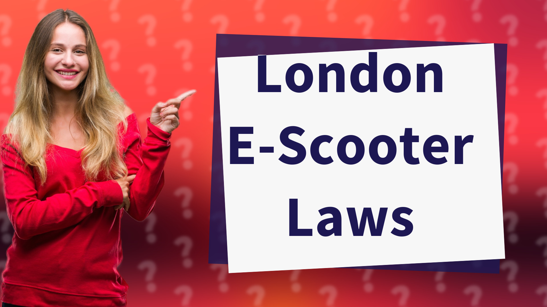 London E-Scooter Laws