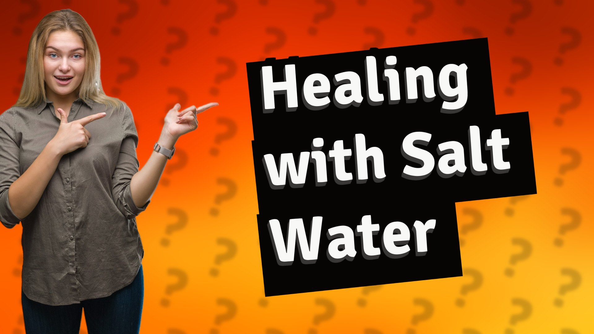 Healing with Salt Water
