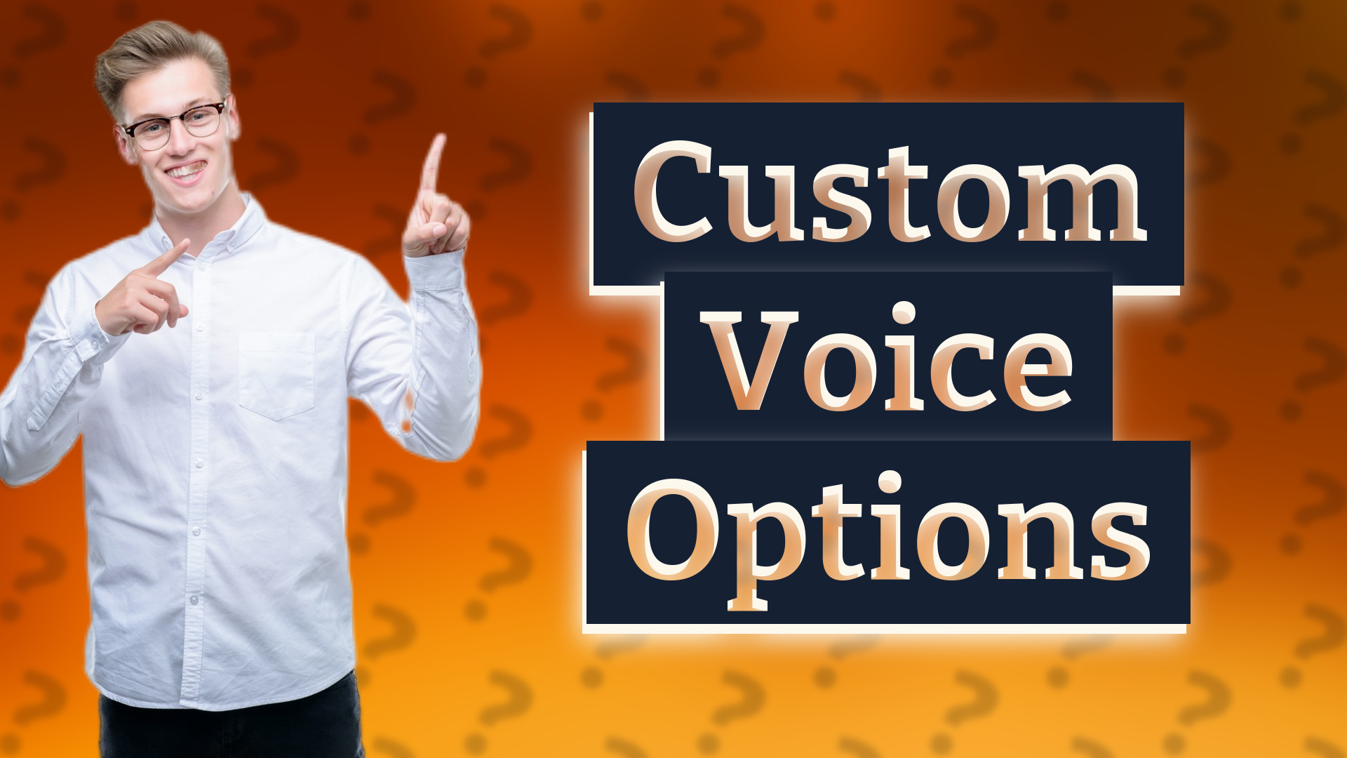 Custom Voice Options