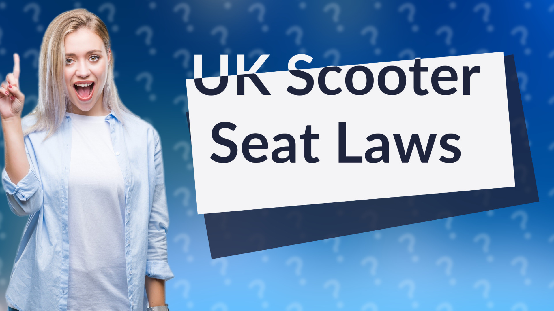 UK Scooter Seat Laws