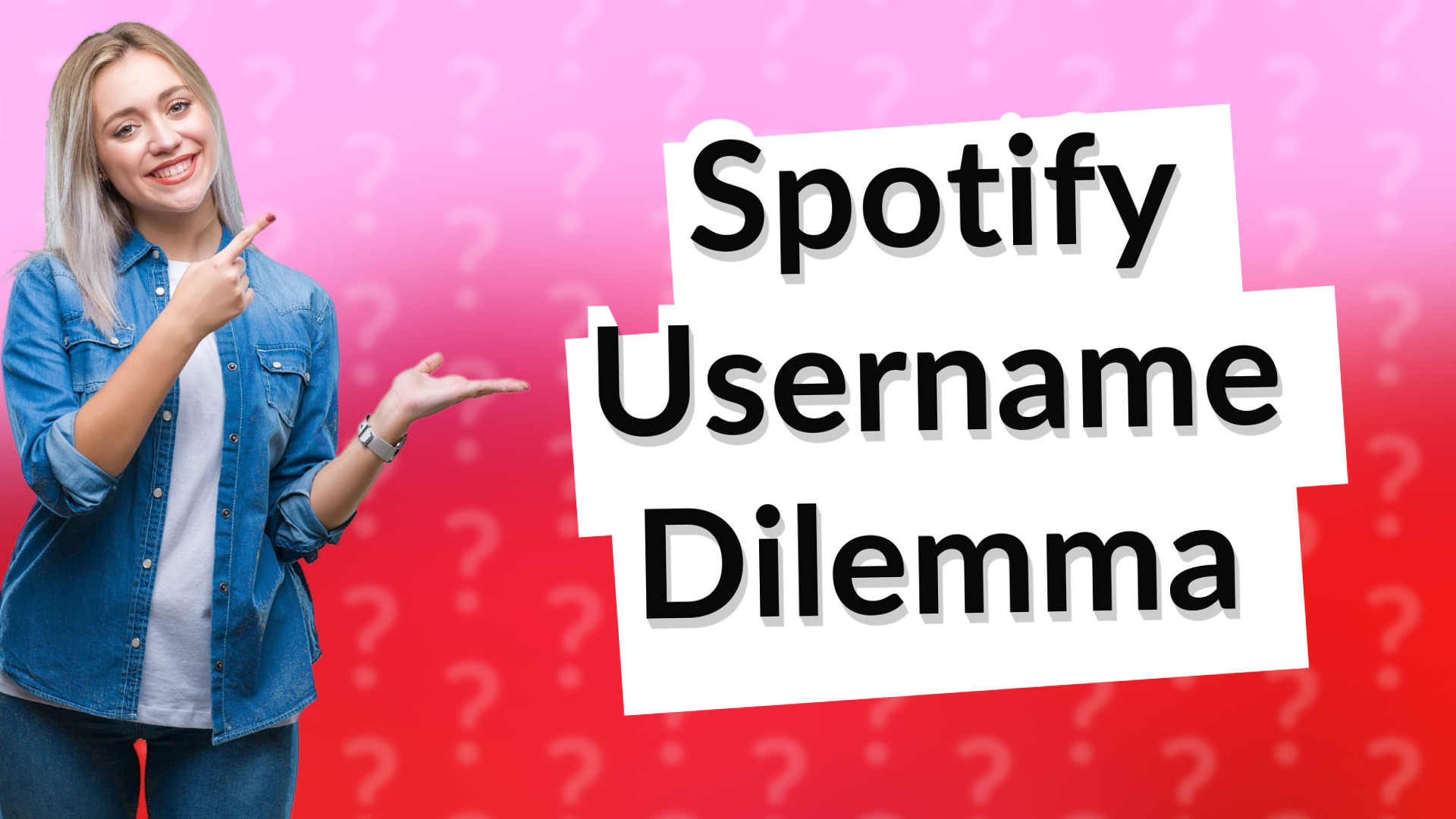 Spotify Username Dilemma