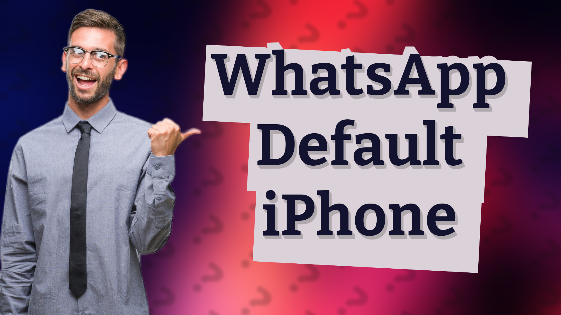 WhatsApp Default iPhone