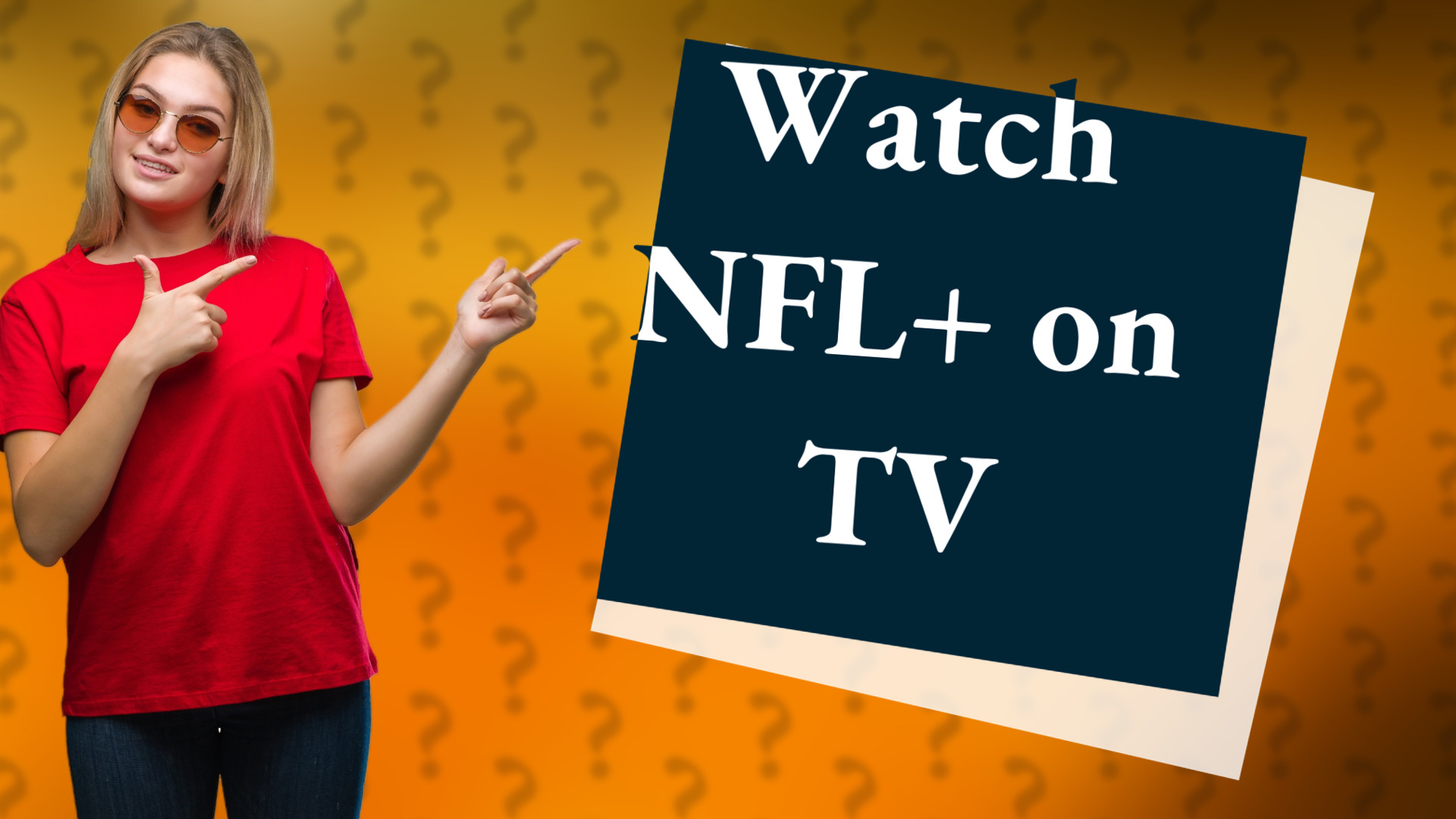 Watch NFL+ on TV