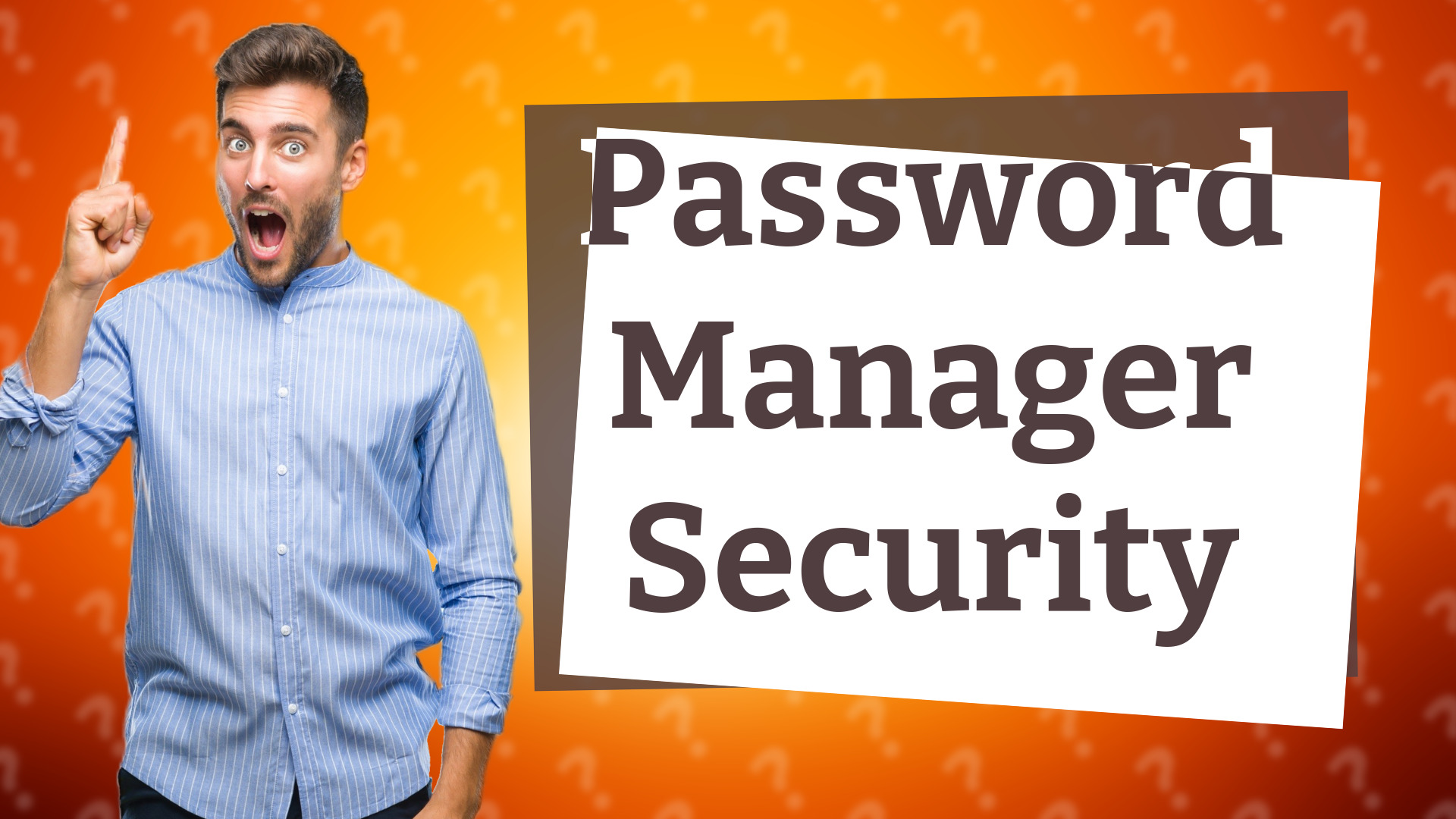 Password Manager Security
