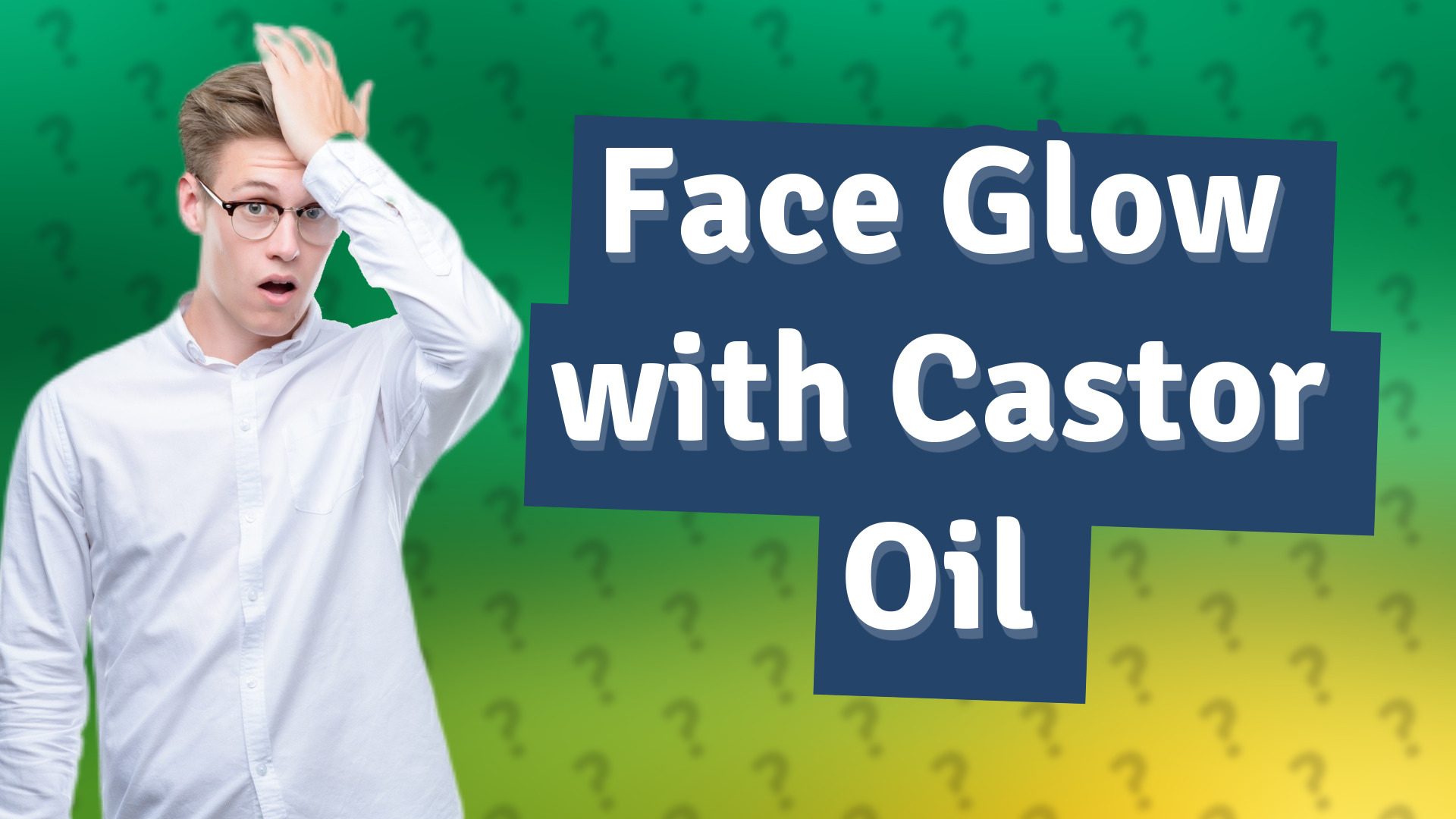 Face Glow with Castor Oil