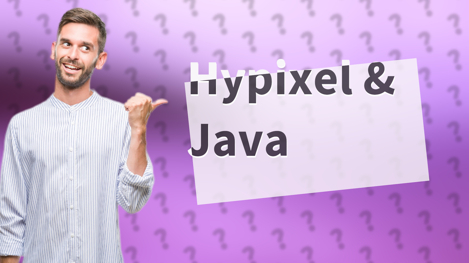 Hypixel & Java