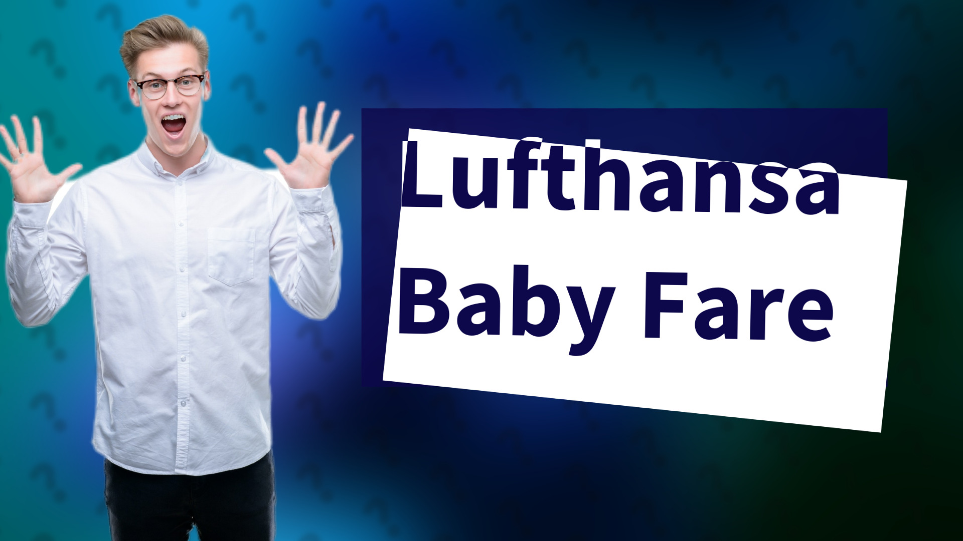 Lufthansa Baby Fare