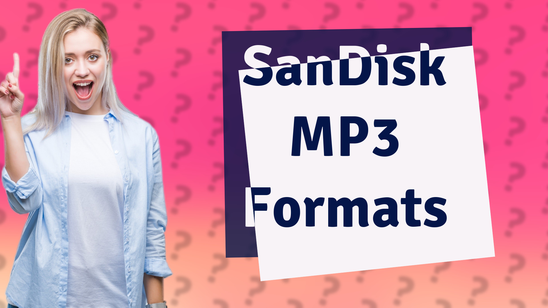 SanDisk MP3 Formats