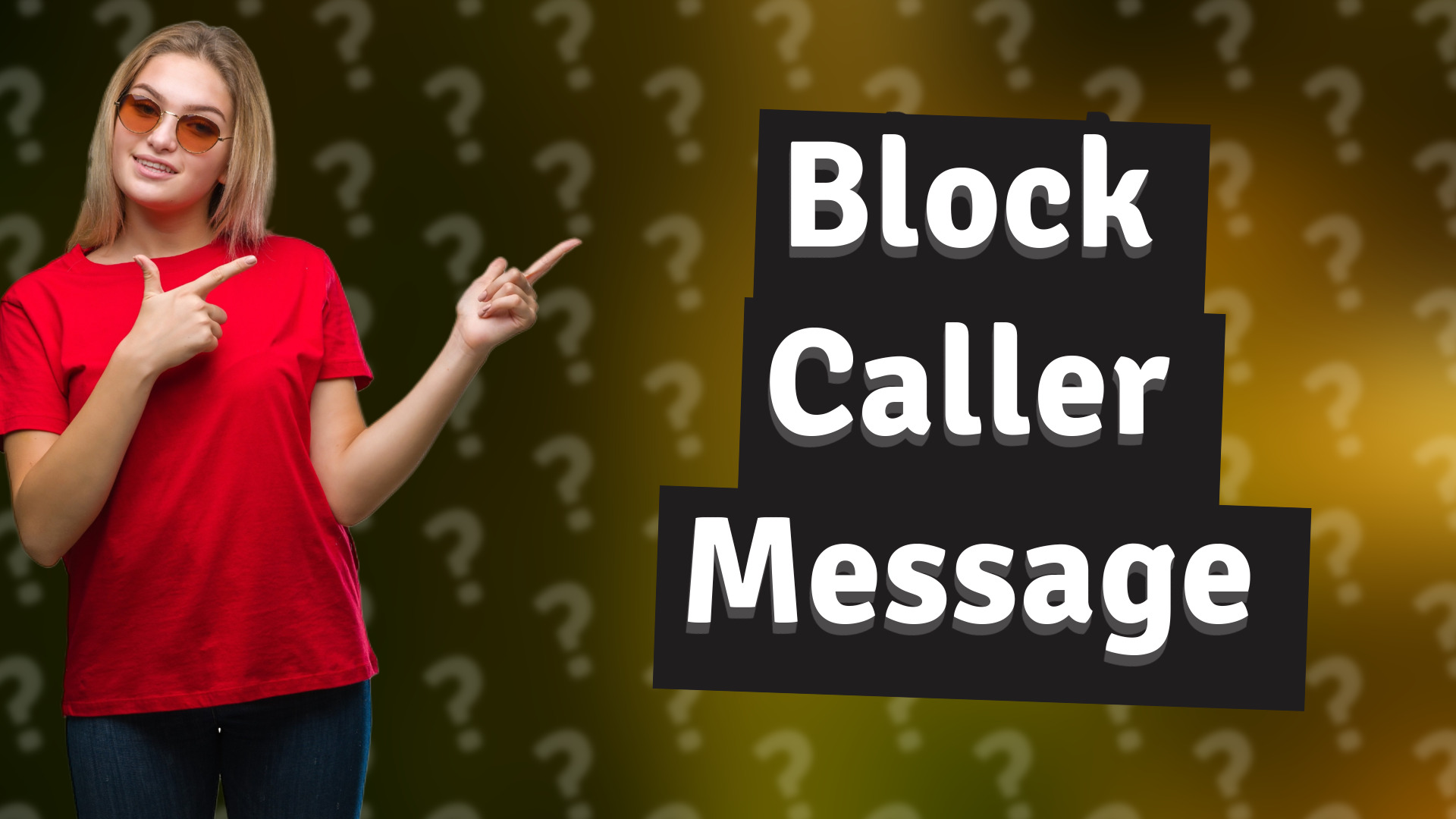 Block Caller Message