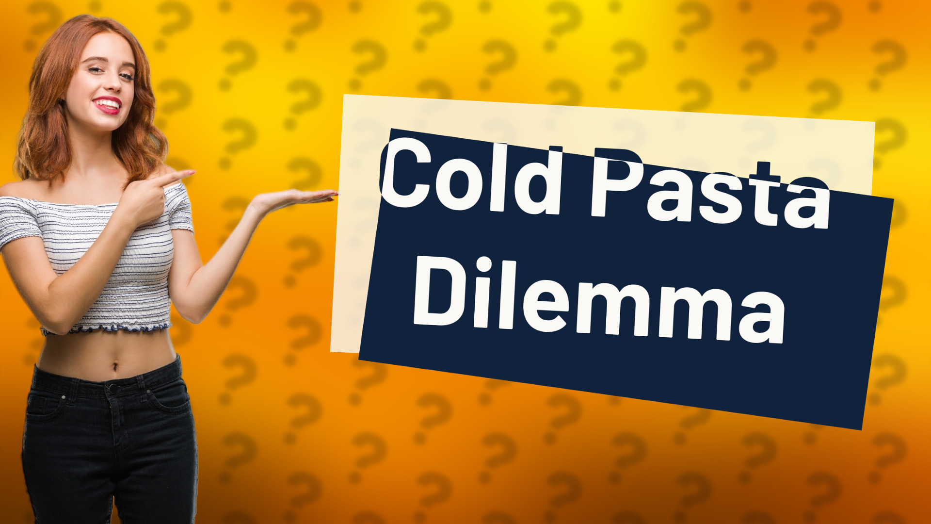 Cold Pasta Dilemma