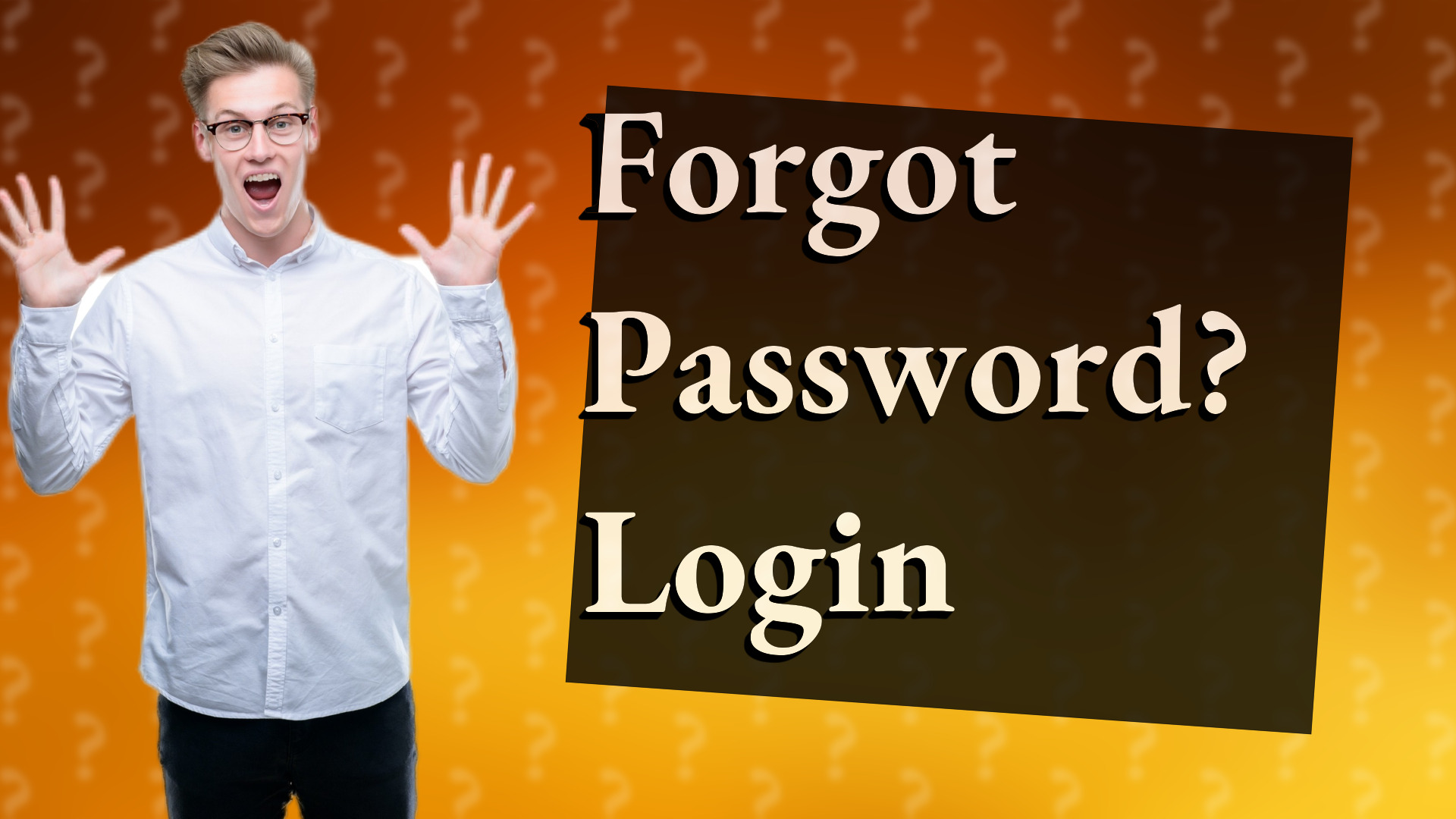 Forgot Password? Login