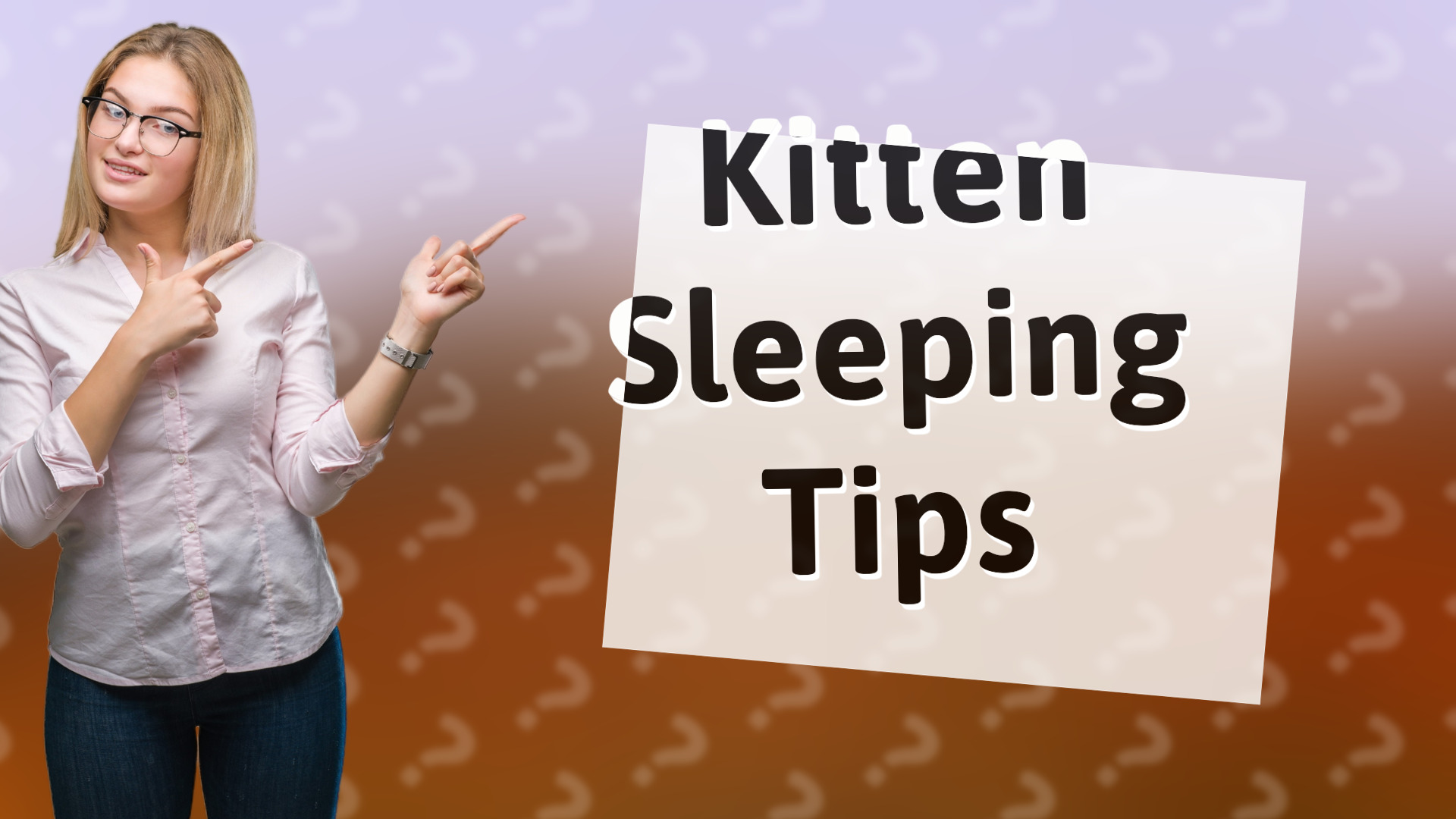 Kitten Sleeping Tips