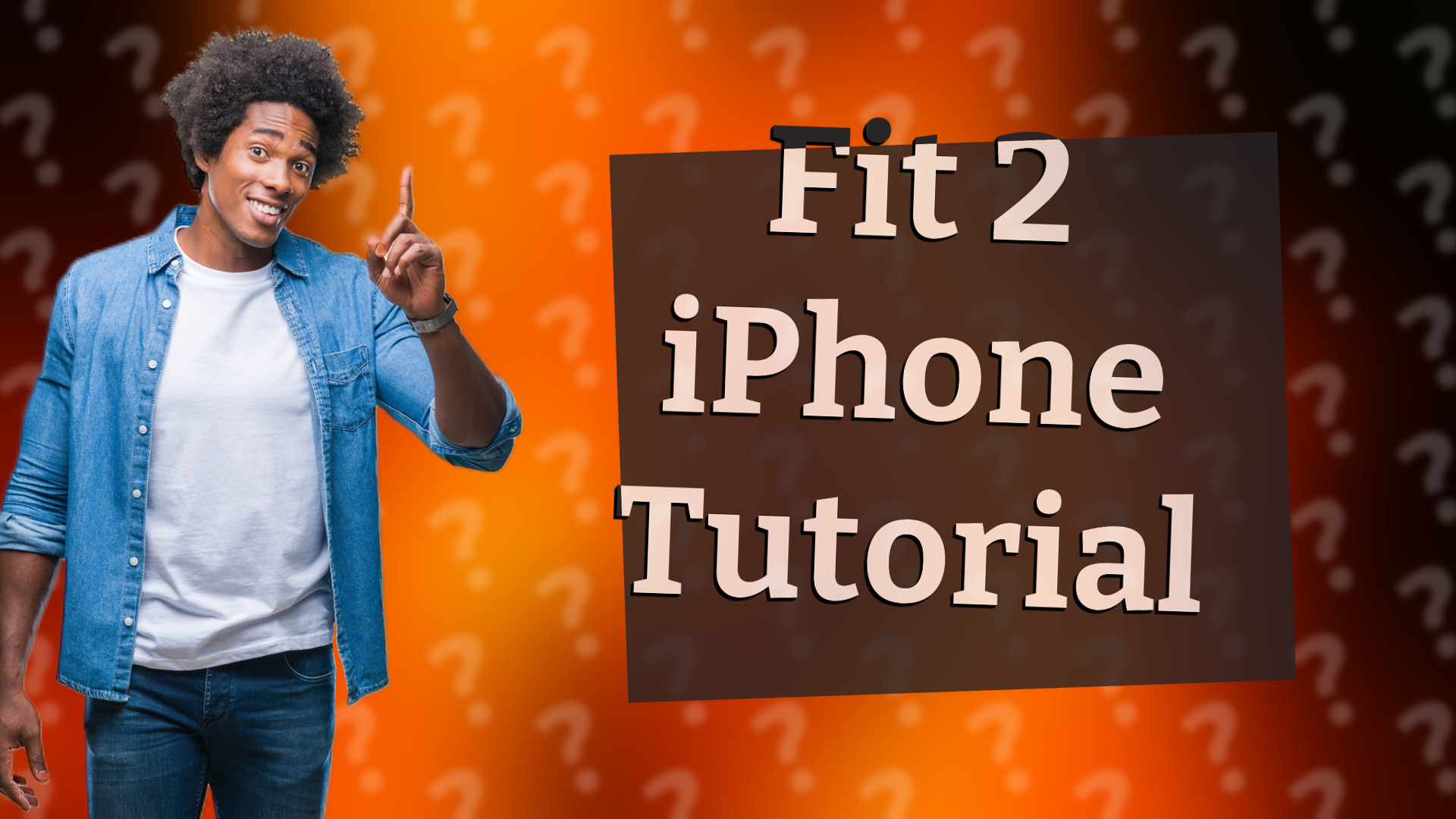 Fit 2 iPhone Tutorial