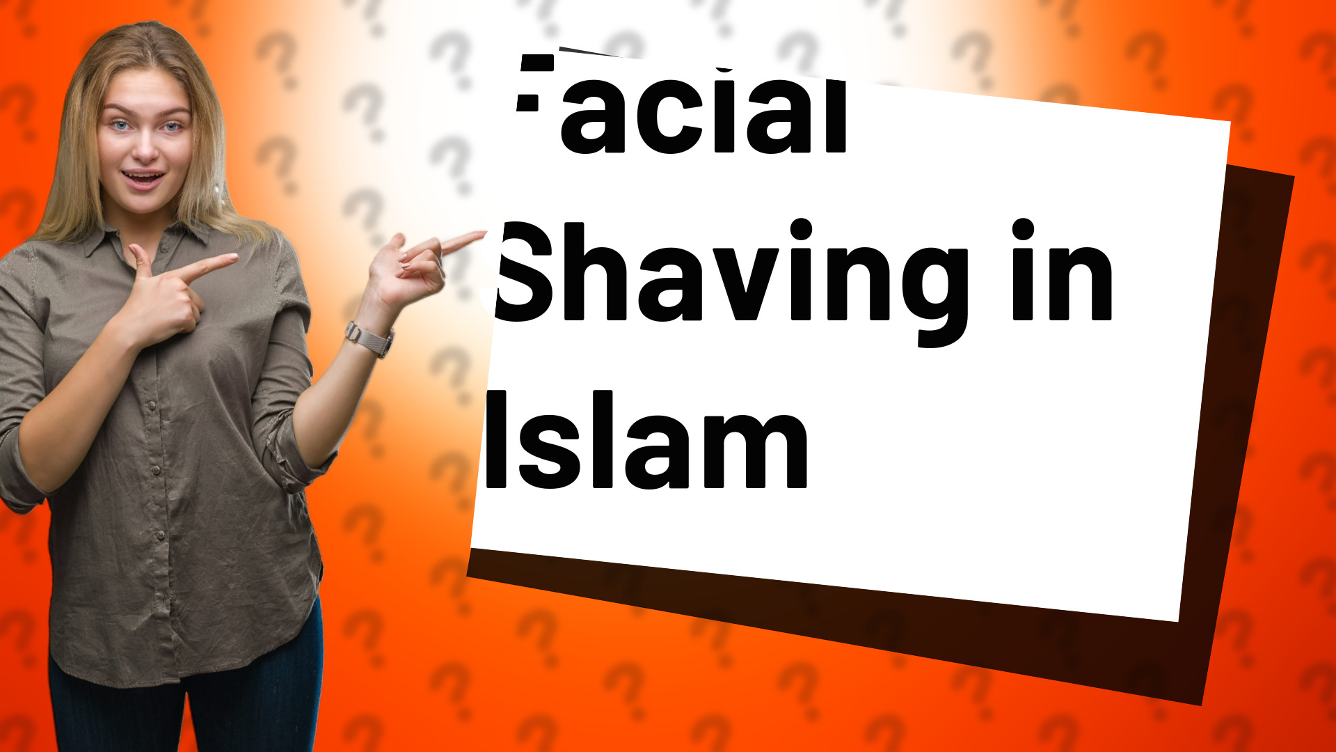 Facial Shaving in Islam