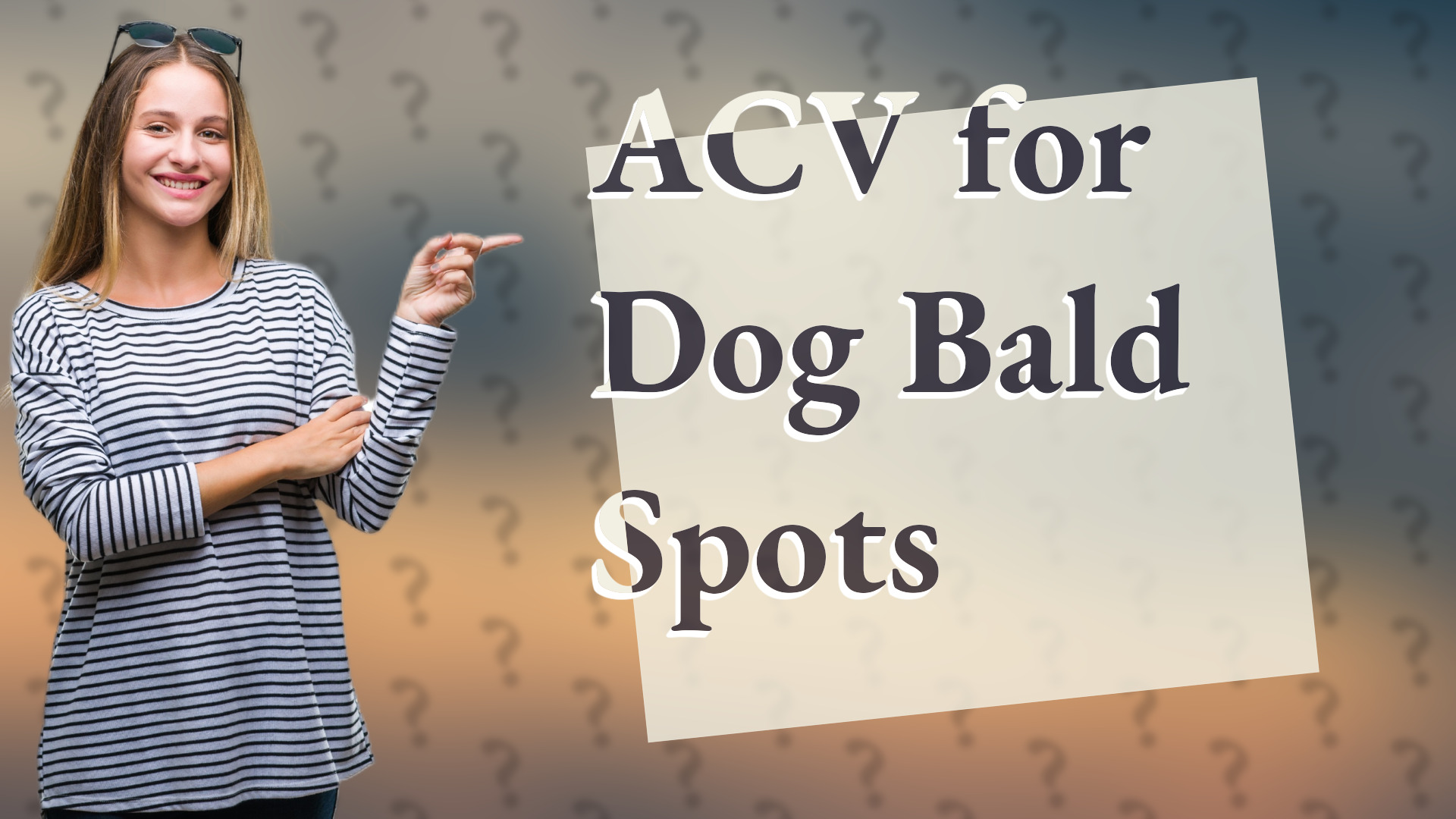 ACV for Dog Bald Spots