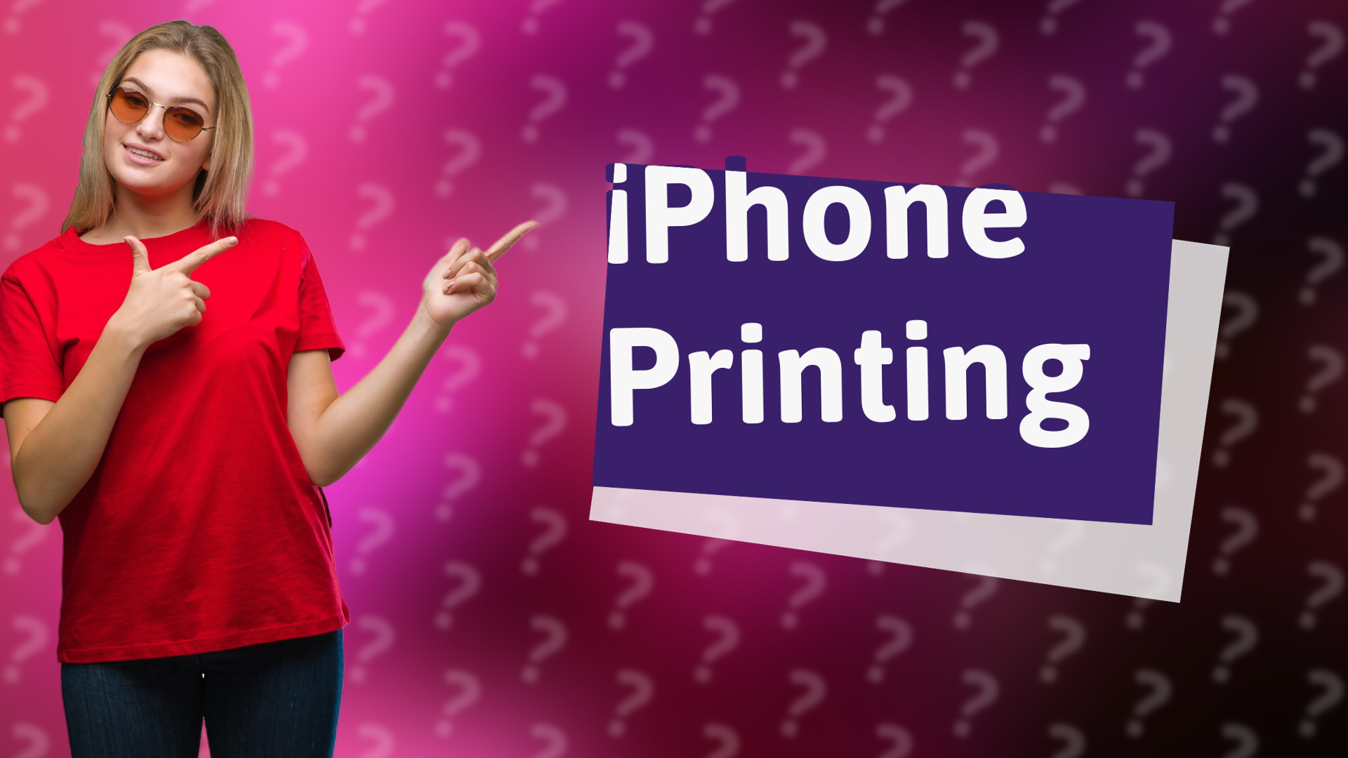 iPhone Printing