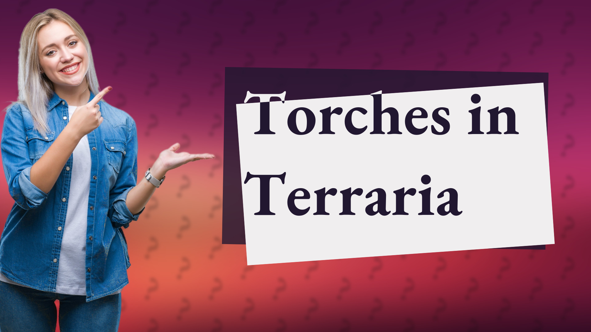 Torches in Terraria