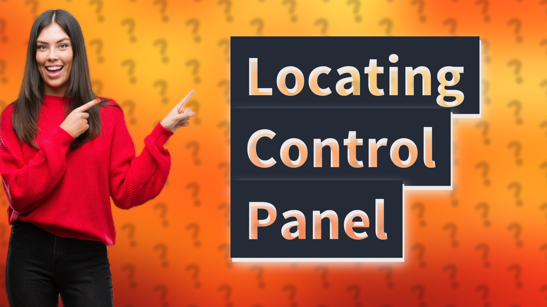 Locating Control Panel