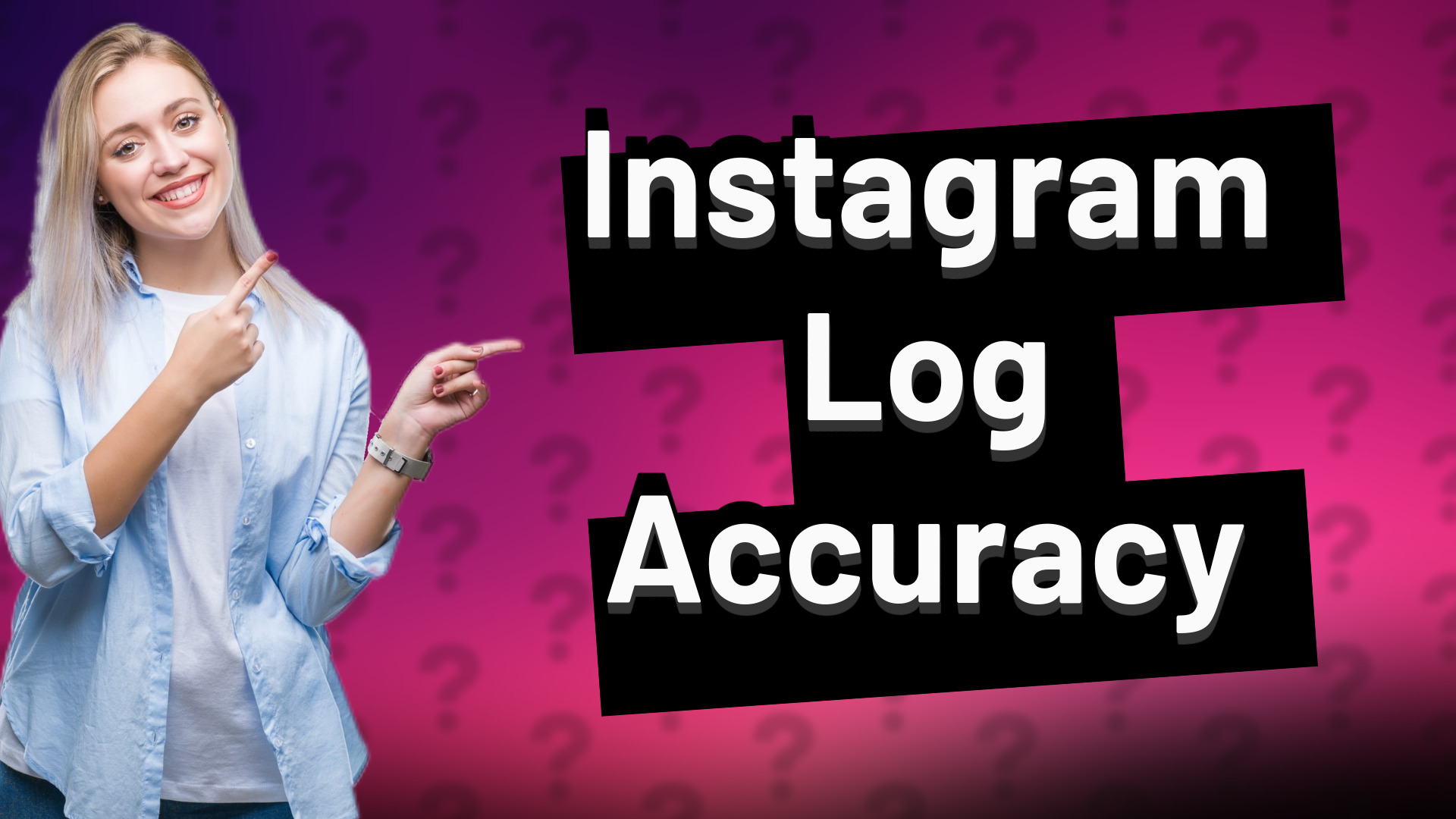 Instagram Log Accuracy