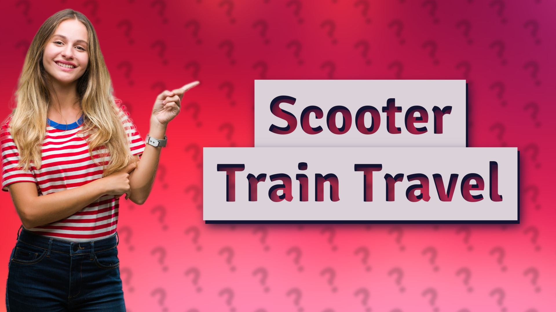 Scooter Train Travel