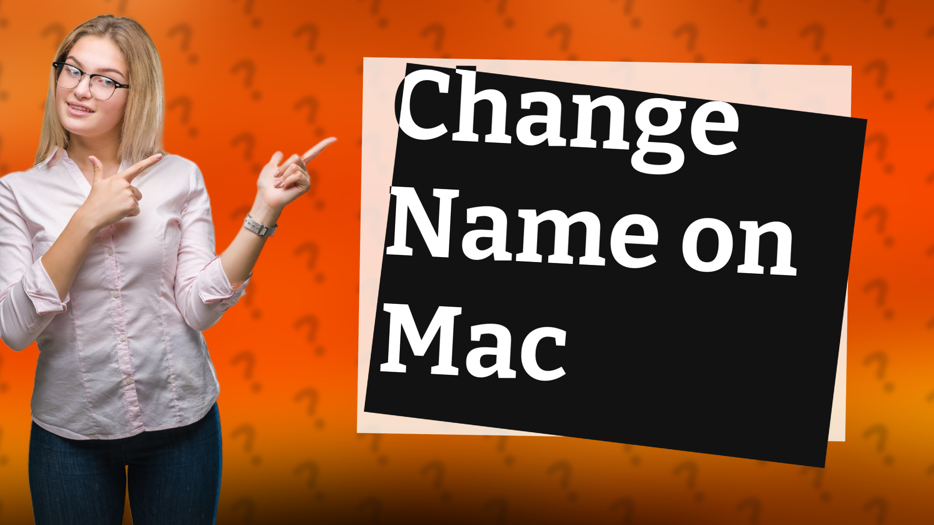 Change Name on Mac