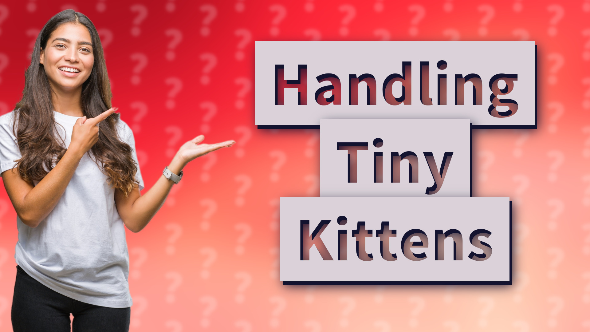 Handling Tiny Kittens