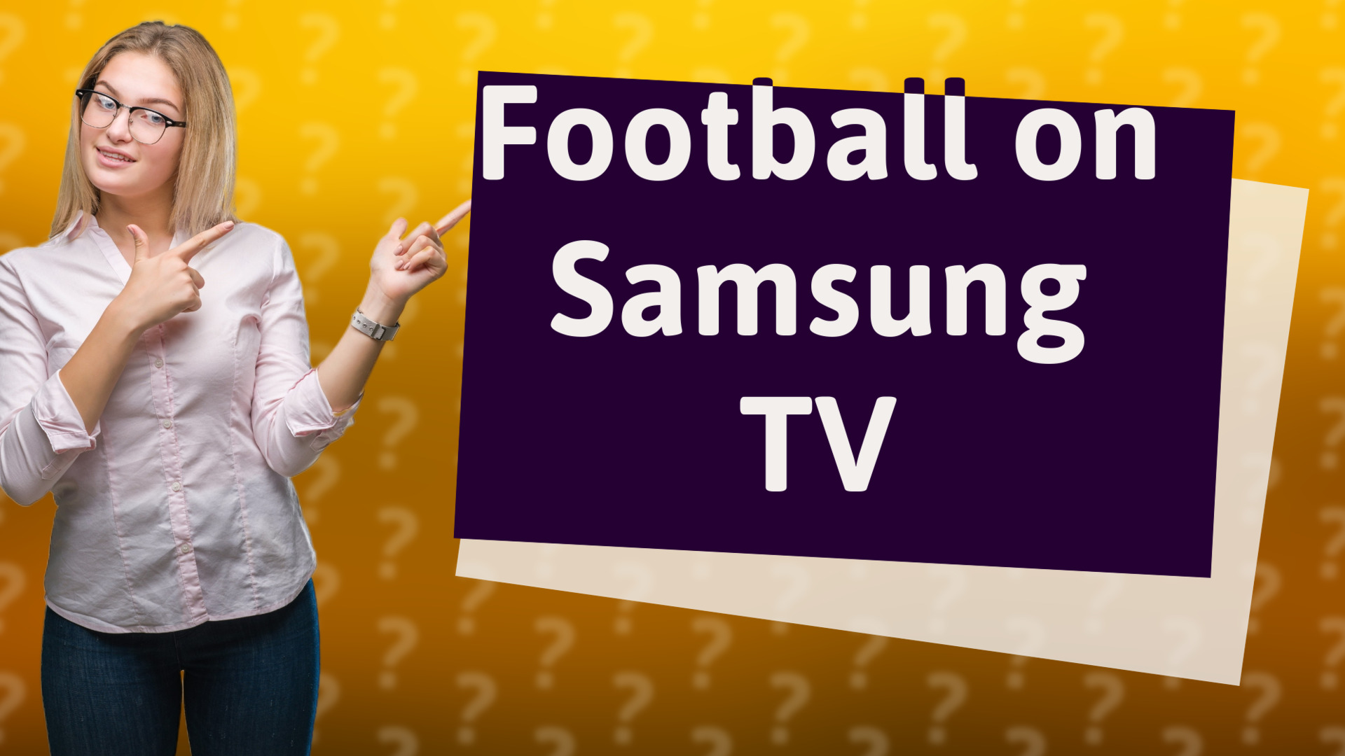 Football on Samsung TV