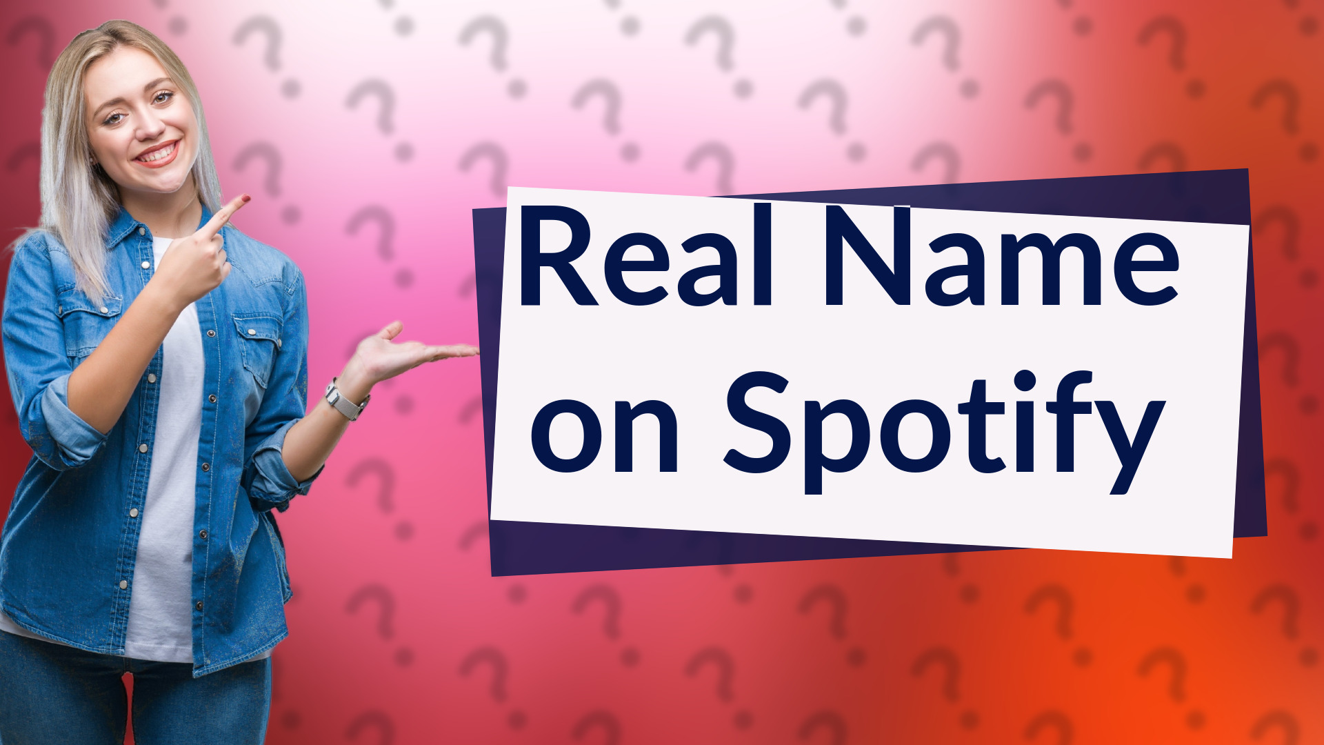 Real Name on Spotify