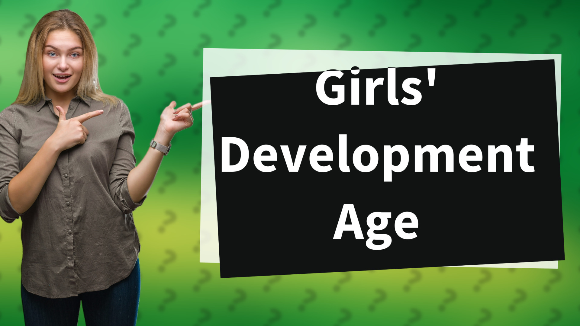 Girls' Development Age