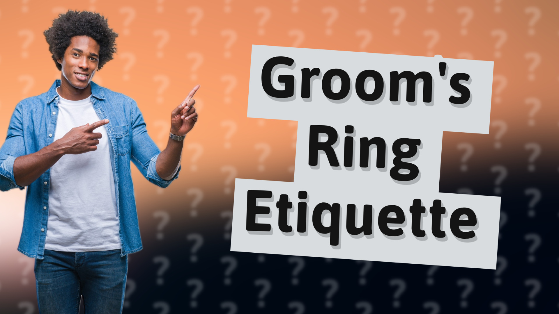 Groom's Ring Etiquette