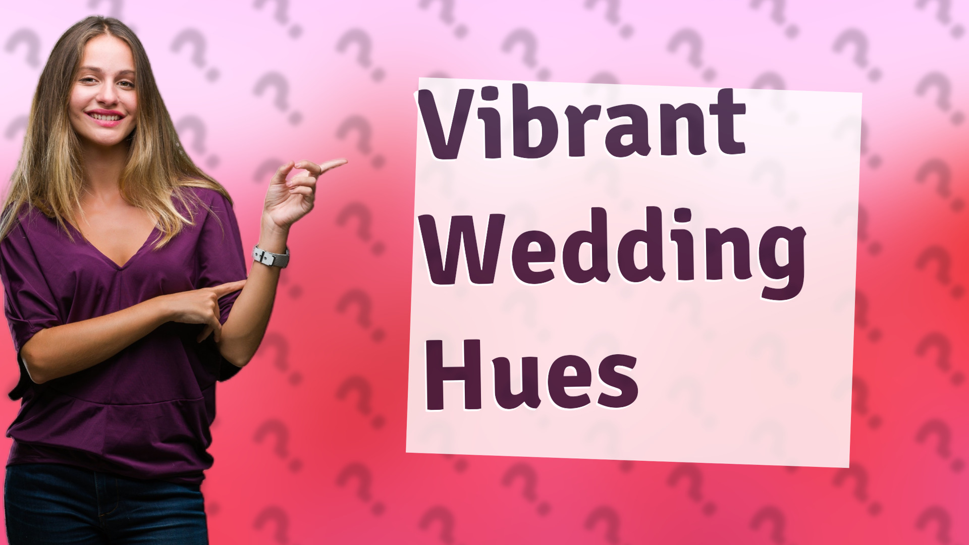 Vibrant Wedding Hues