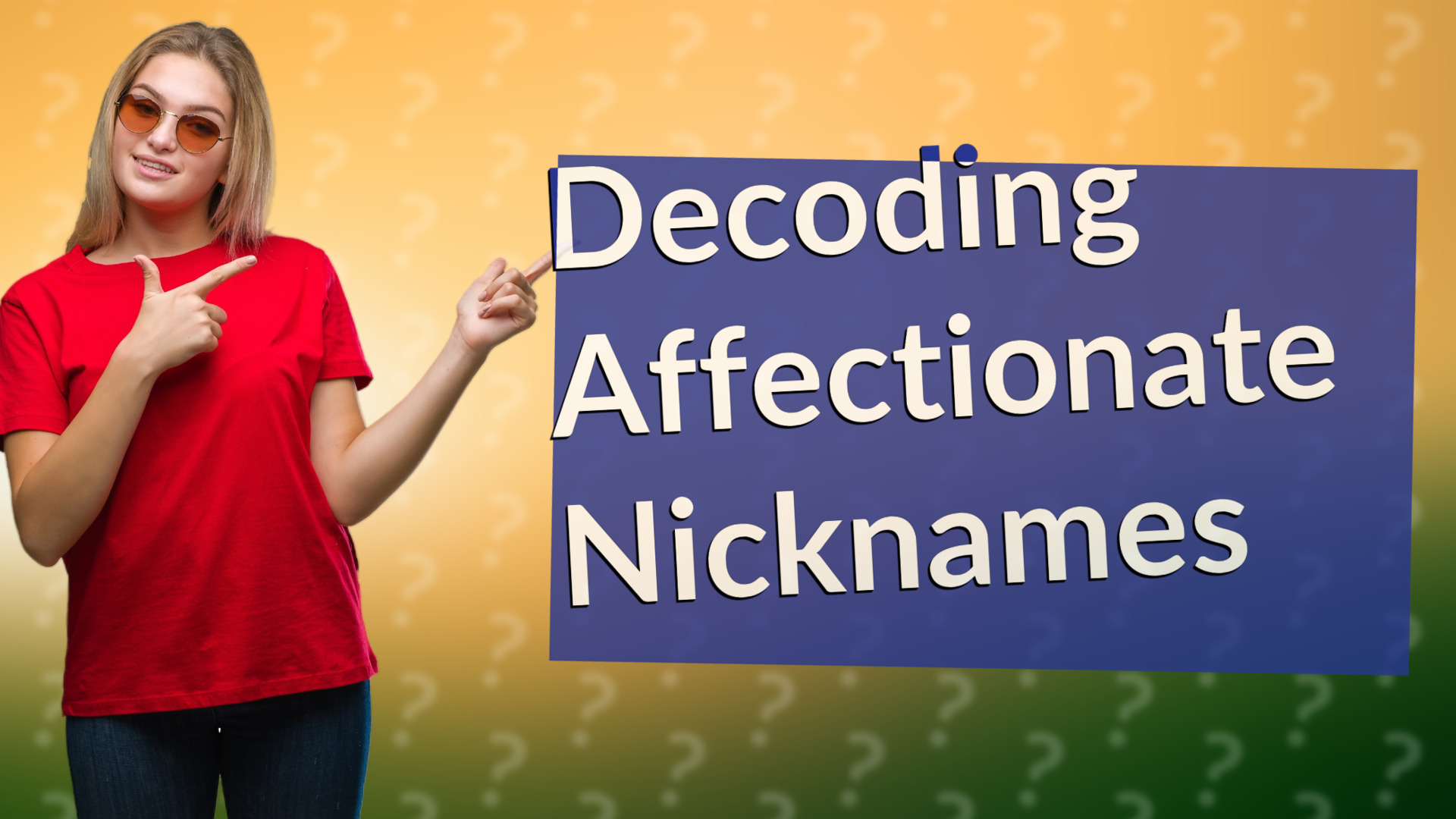 Decoding Affectionate Nicknames