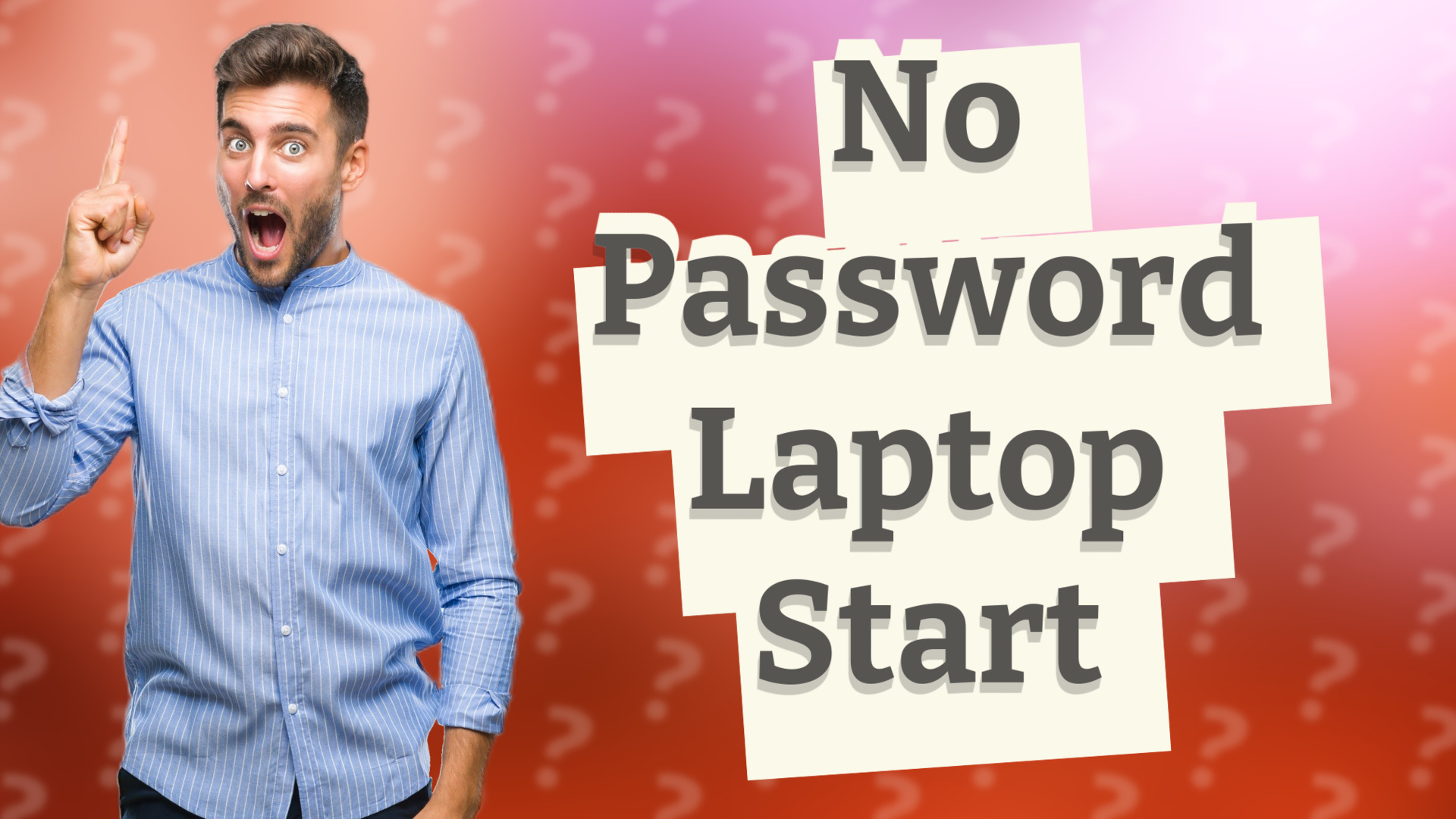No Password Laptop Start
