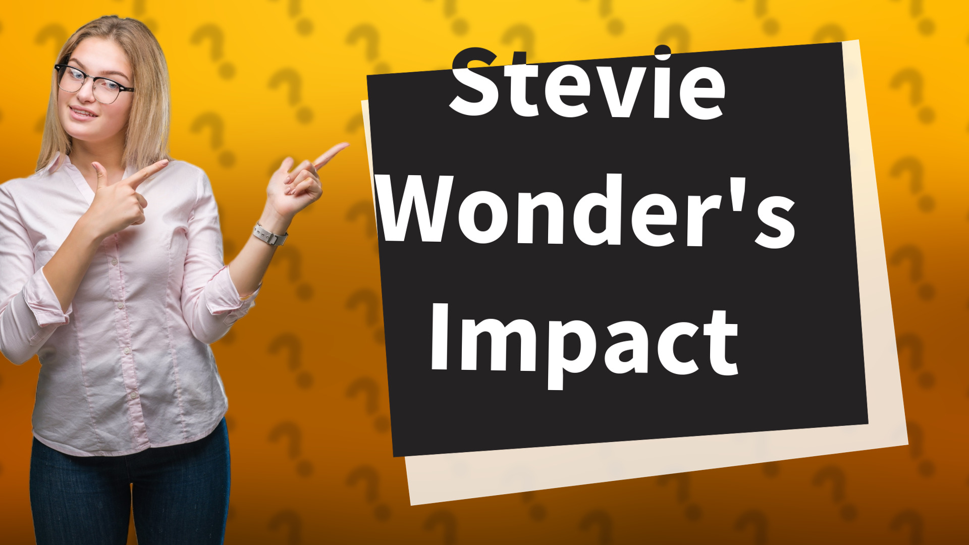 Stevie Wonder's Impact