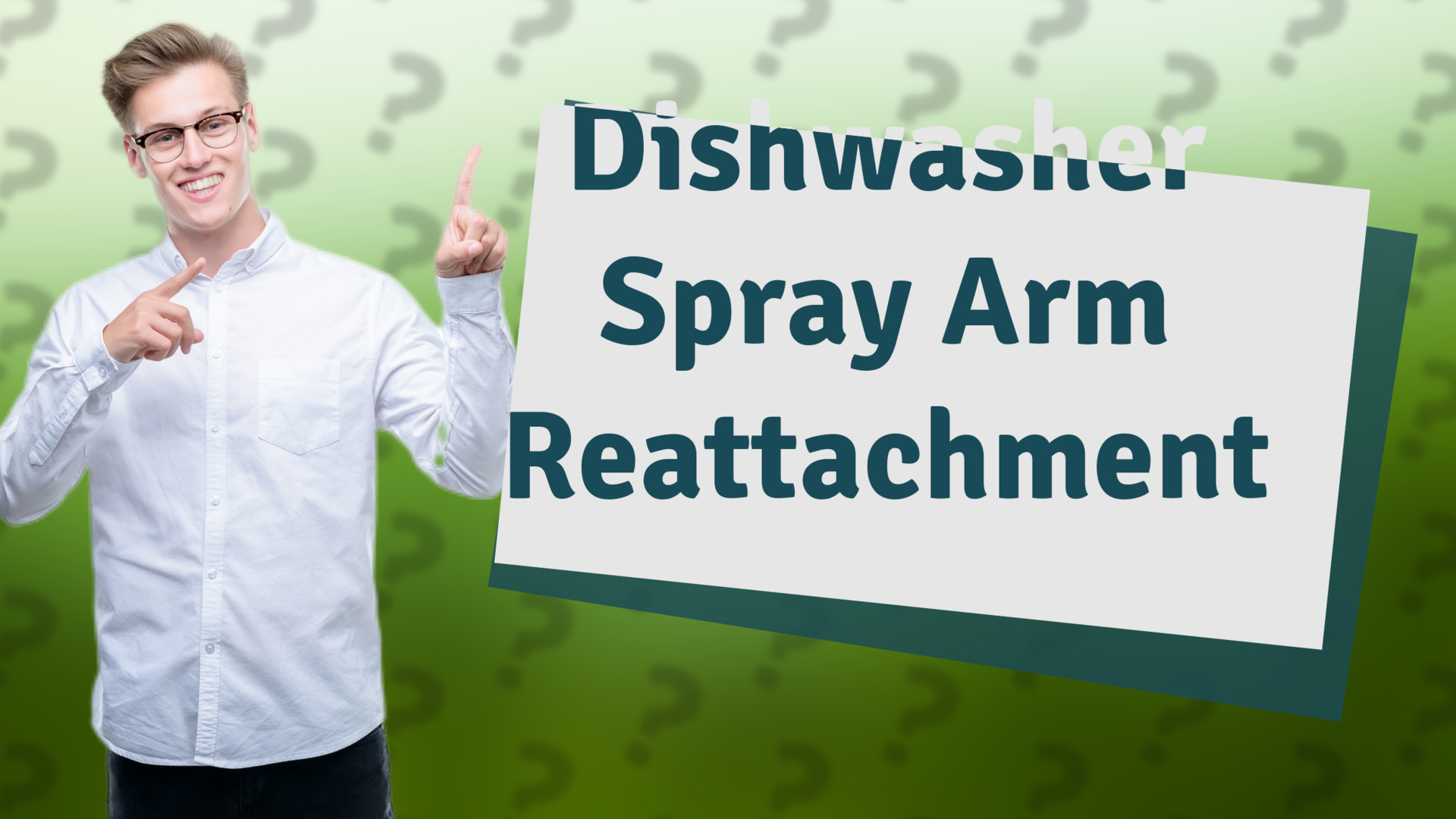 Dishwasher Spray Arm Reattachment