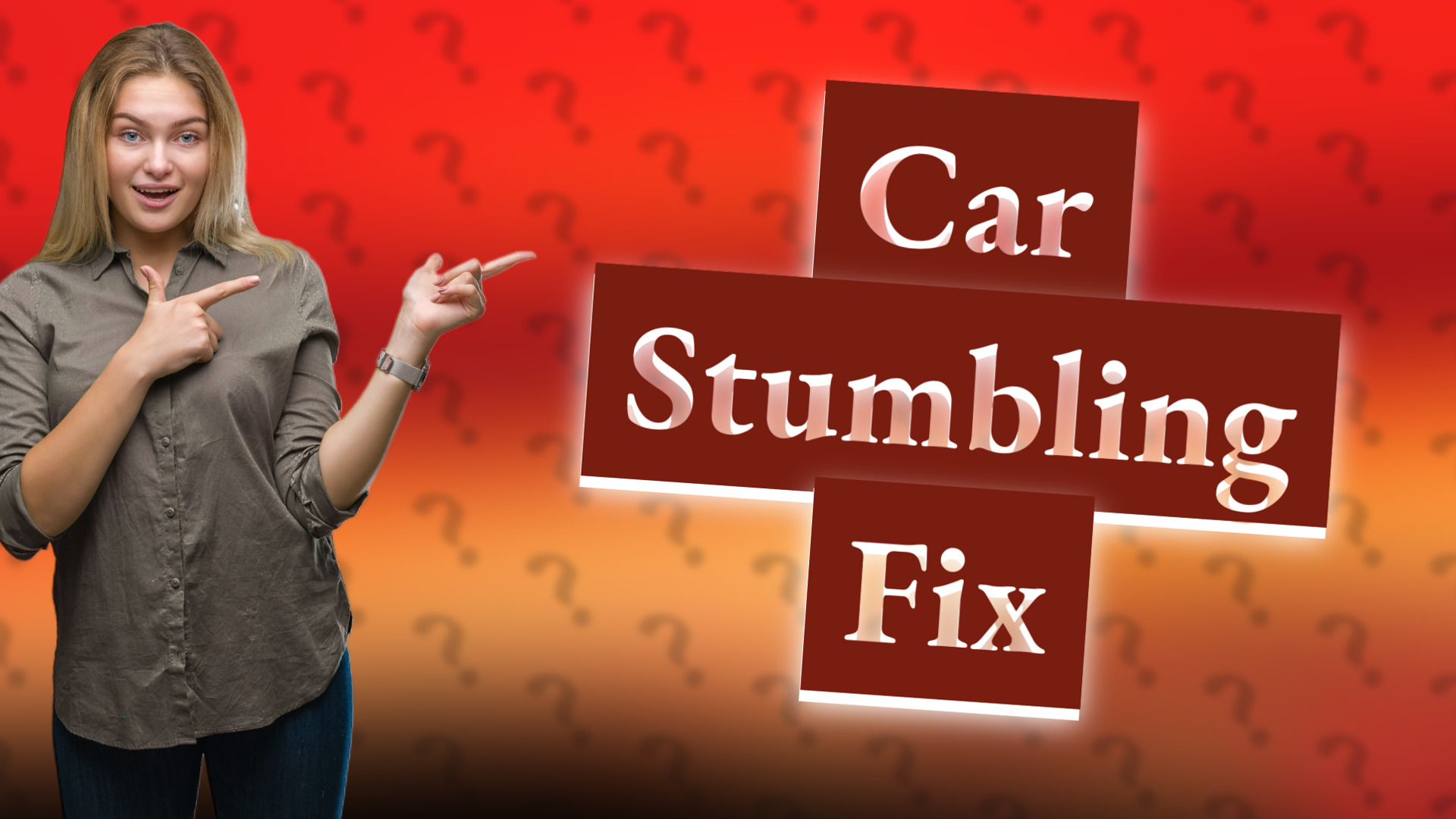 Car Stumbling Fix