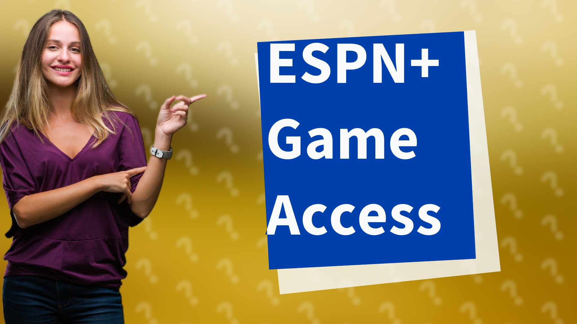 ESPN+ Game Access