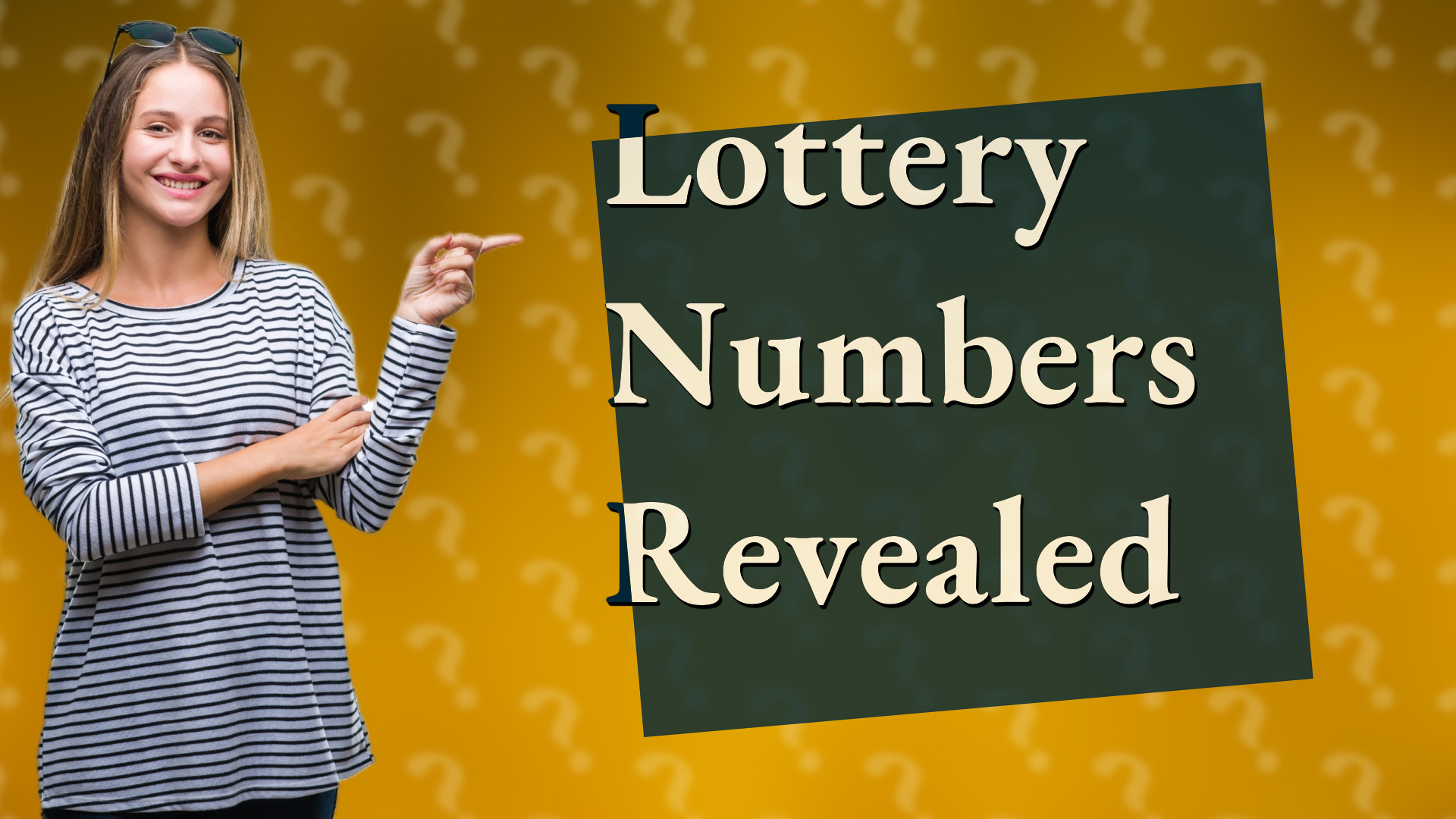 Lottery Numbers Revealed