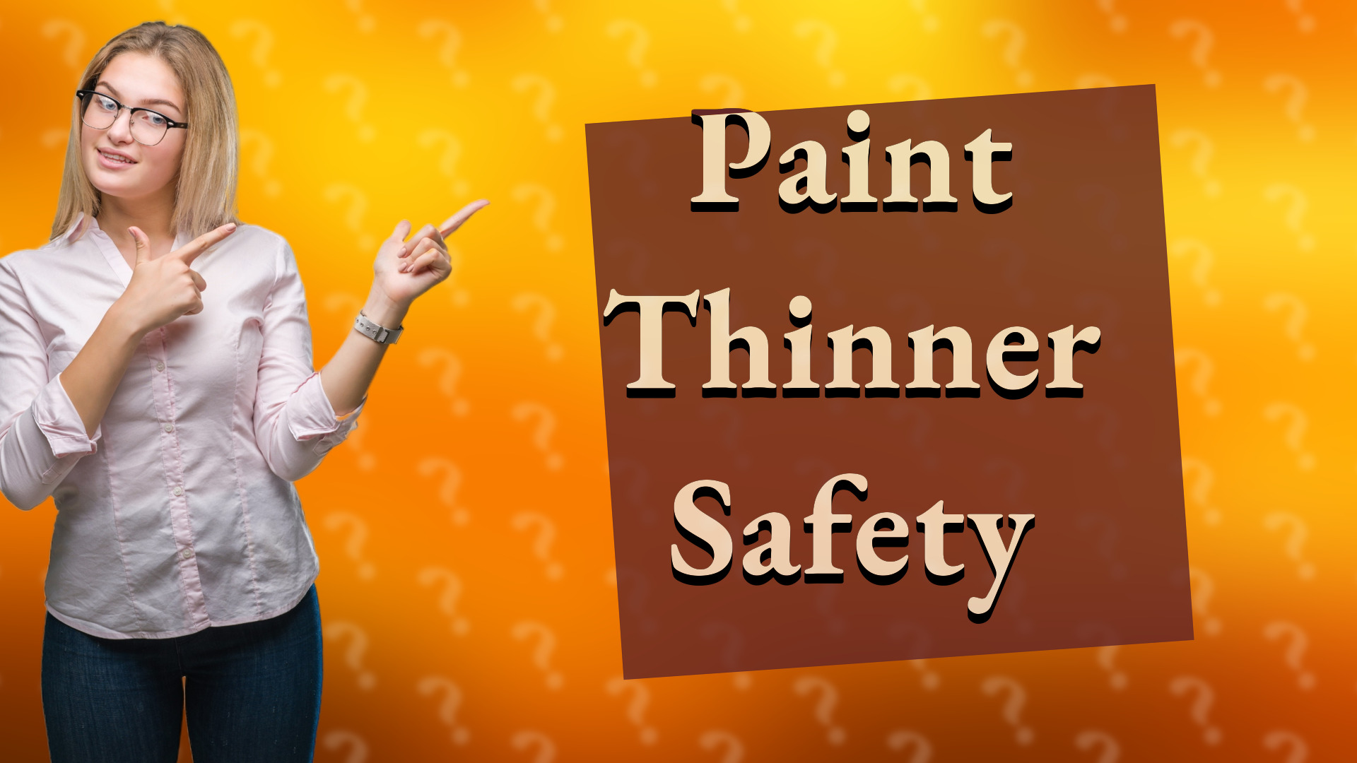 Paint Thinner Safety