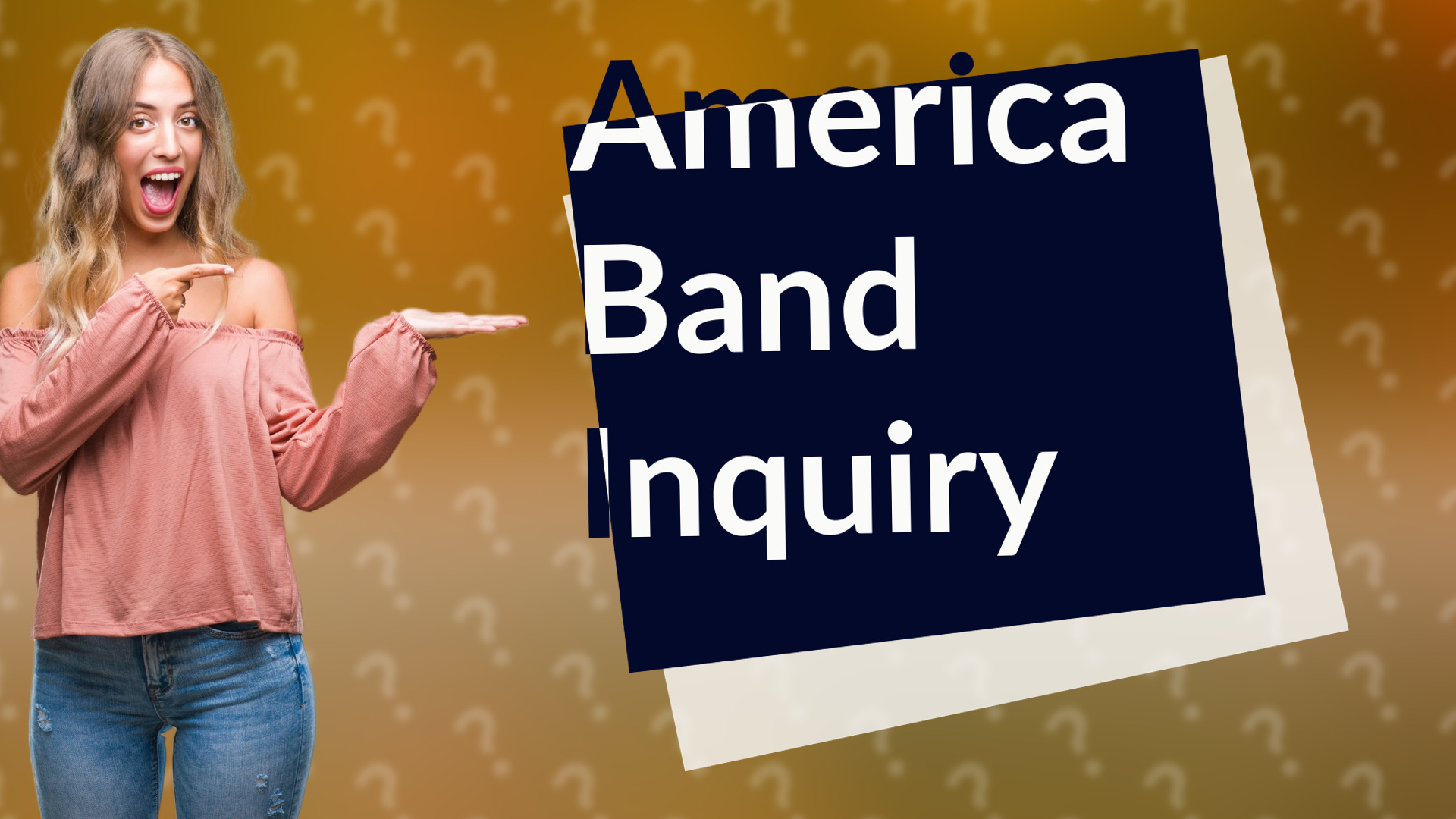 America Band Inquiry